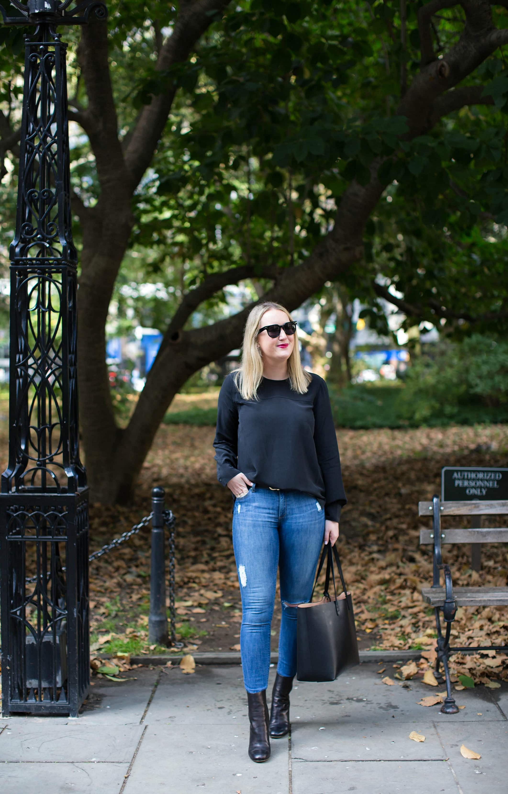 Everlane Silk Top