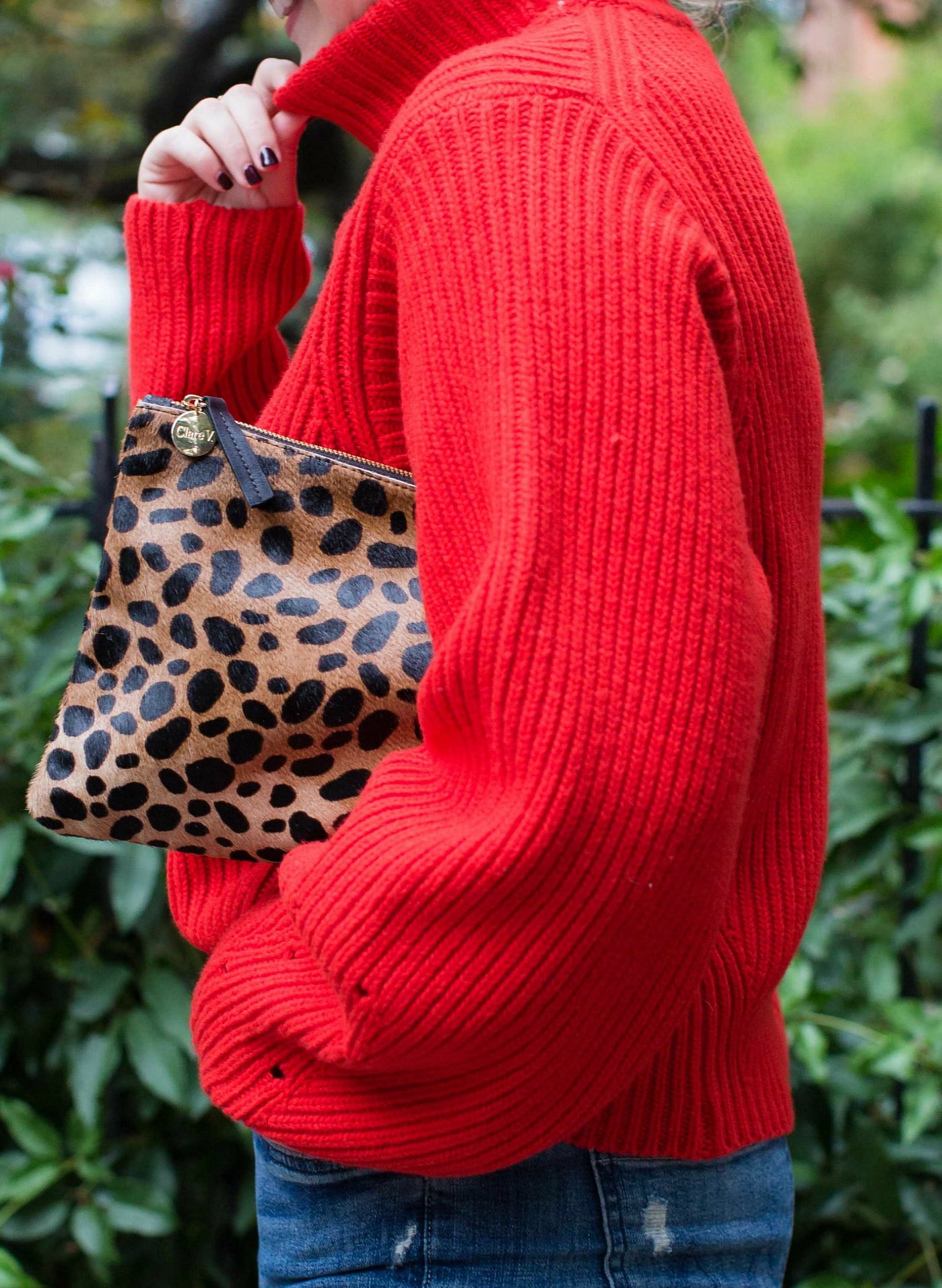Red Turtleneck