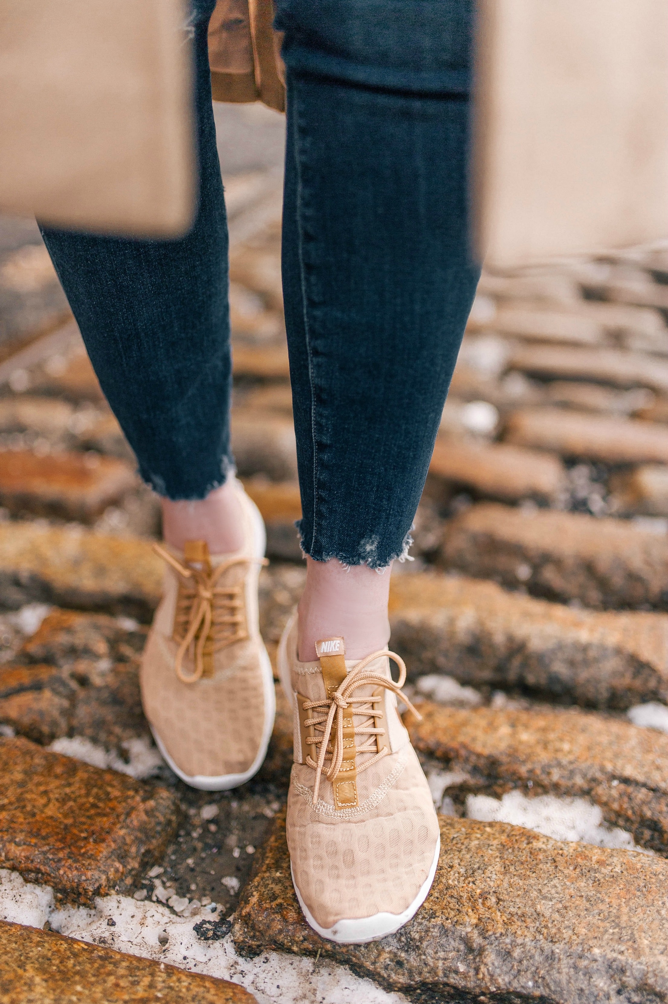 Gold Nike Sneakers I wit & whimsy