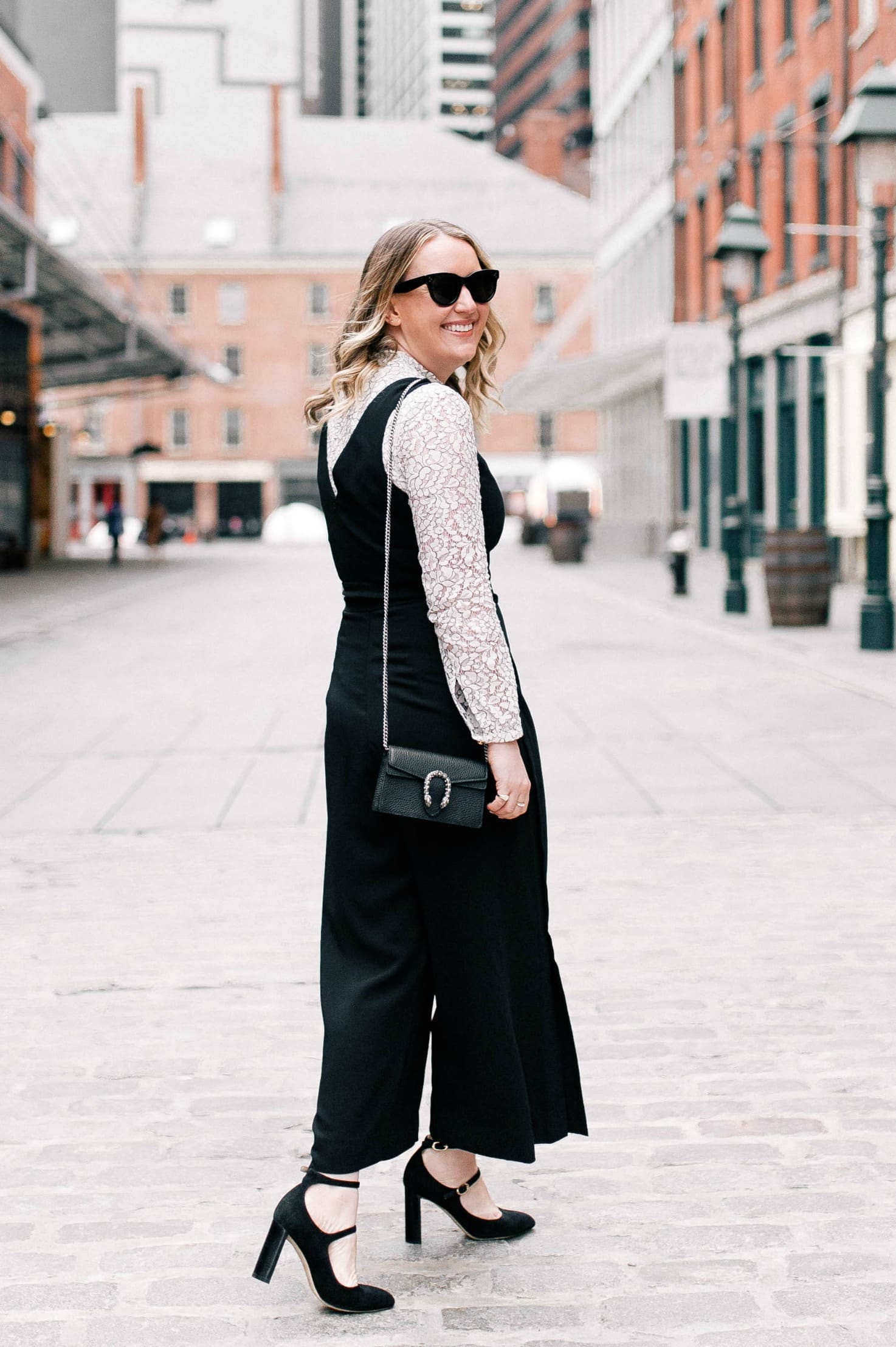 Club Monaco Jumpsuit on Meghan Donovan of wit & whimsy