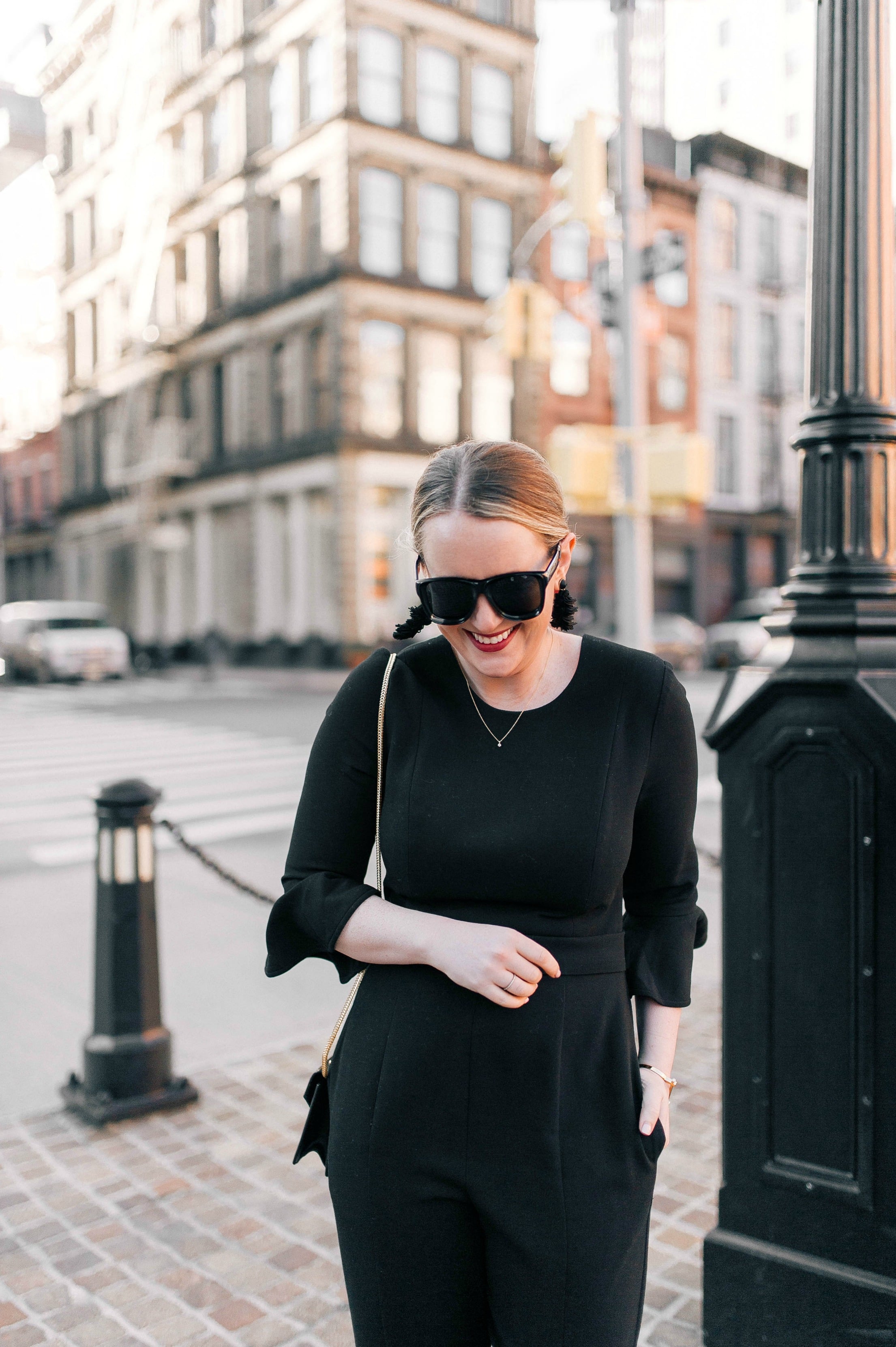 BaubleBar Taylor Tassel earrings on Meghan Donovan of wit & whimsy
