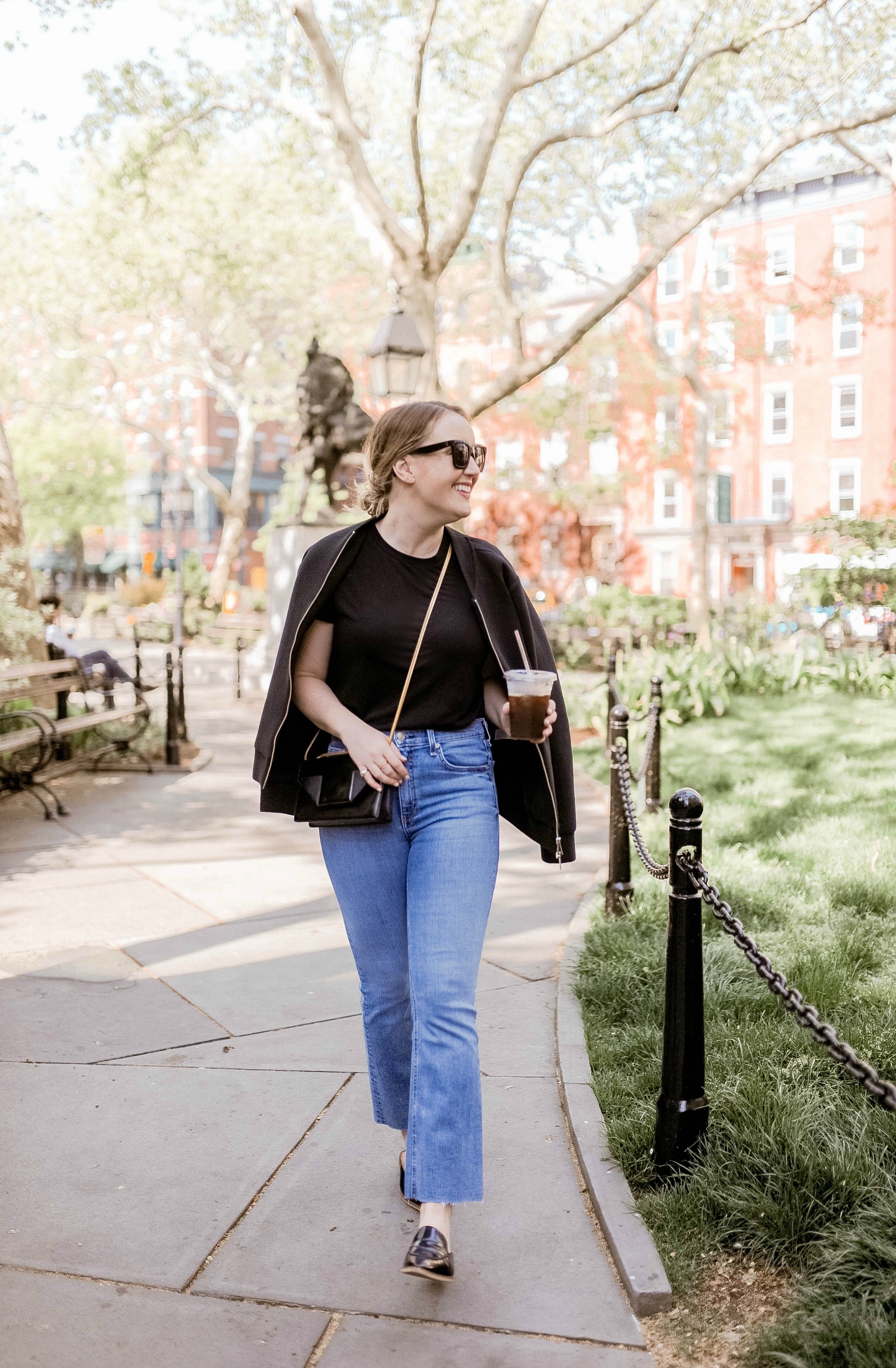 Madewell Bodysuit with Rag & Bone high rise jeans on Meghan Donovan of wit & whimsy