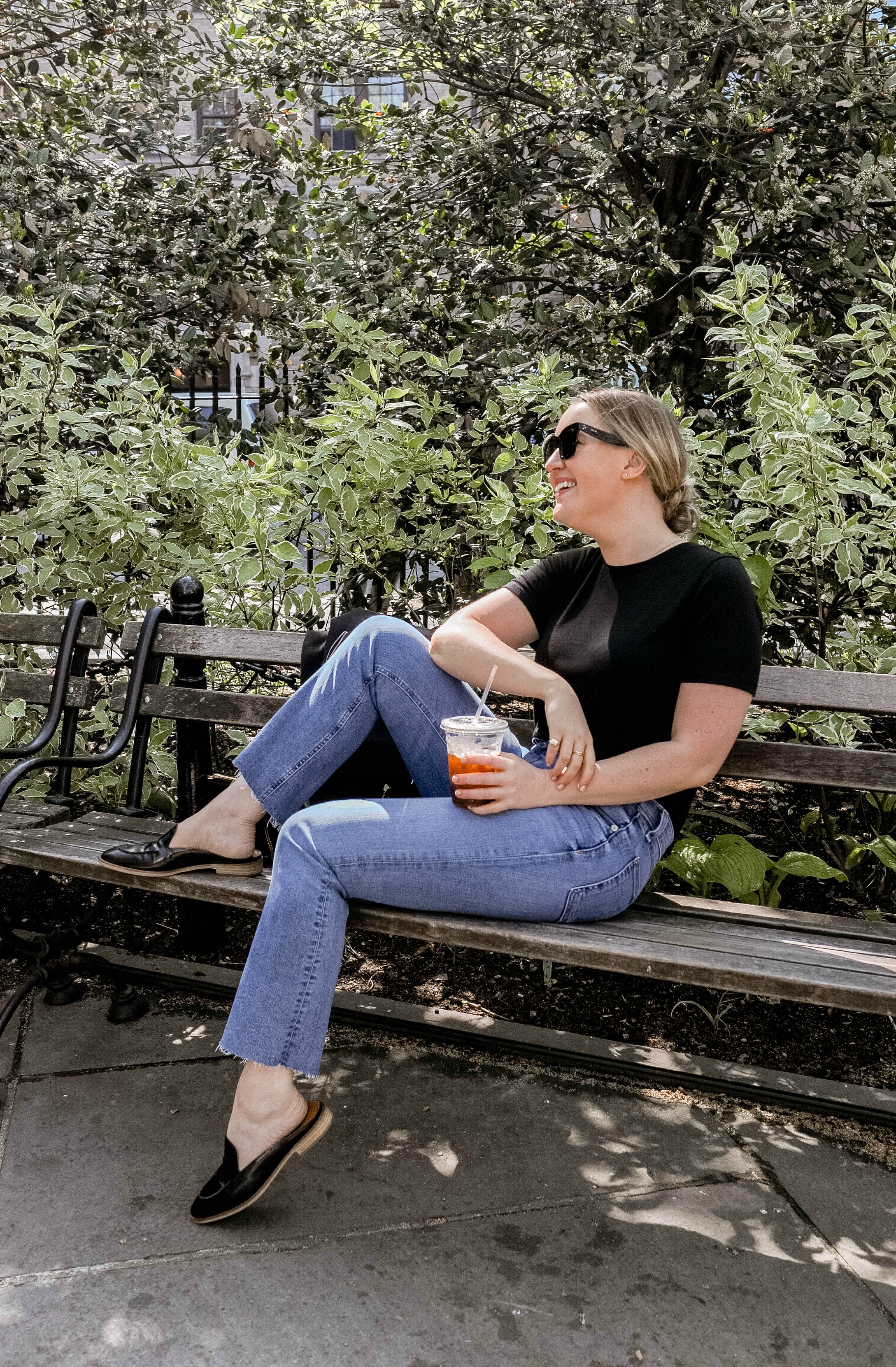 Madewell Bodysuit with Rag & Bone high rise jeans on Meghan Donovan of wit & whimsy