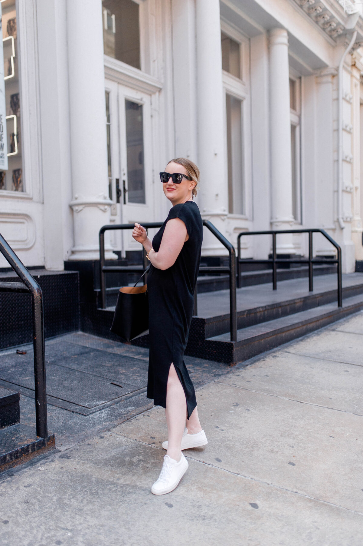 Easy T-Shirt Dress Styled by Meghan Donovan of wit & whimsy