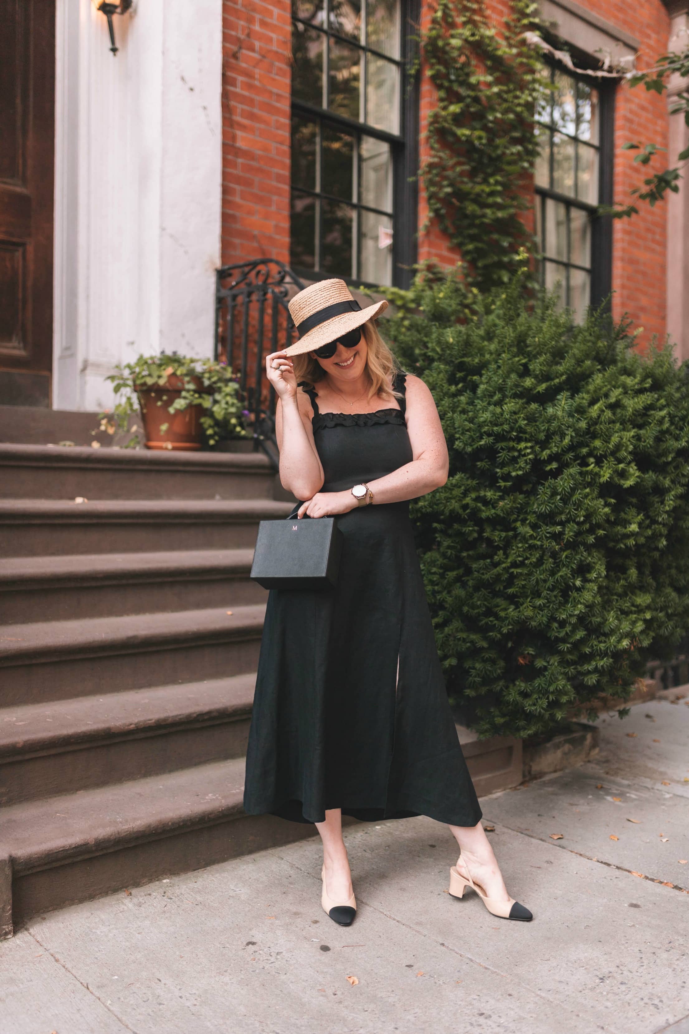 Linen Dress on Meghan Donovan of wit & whimsy