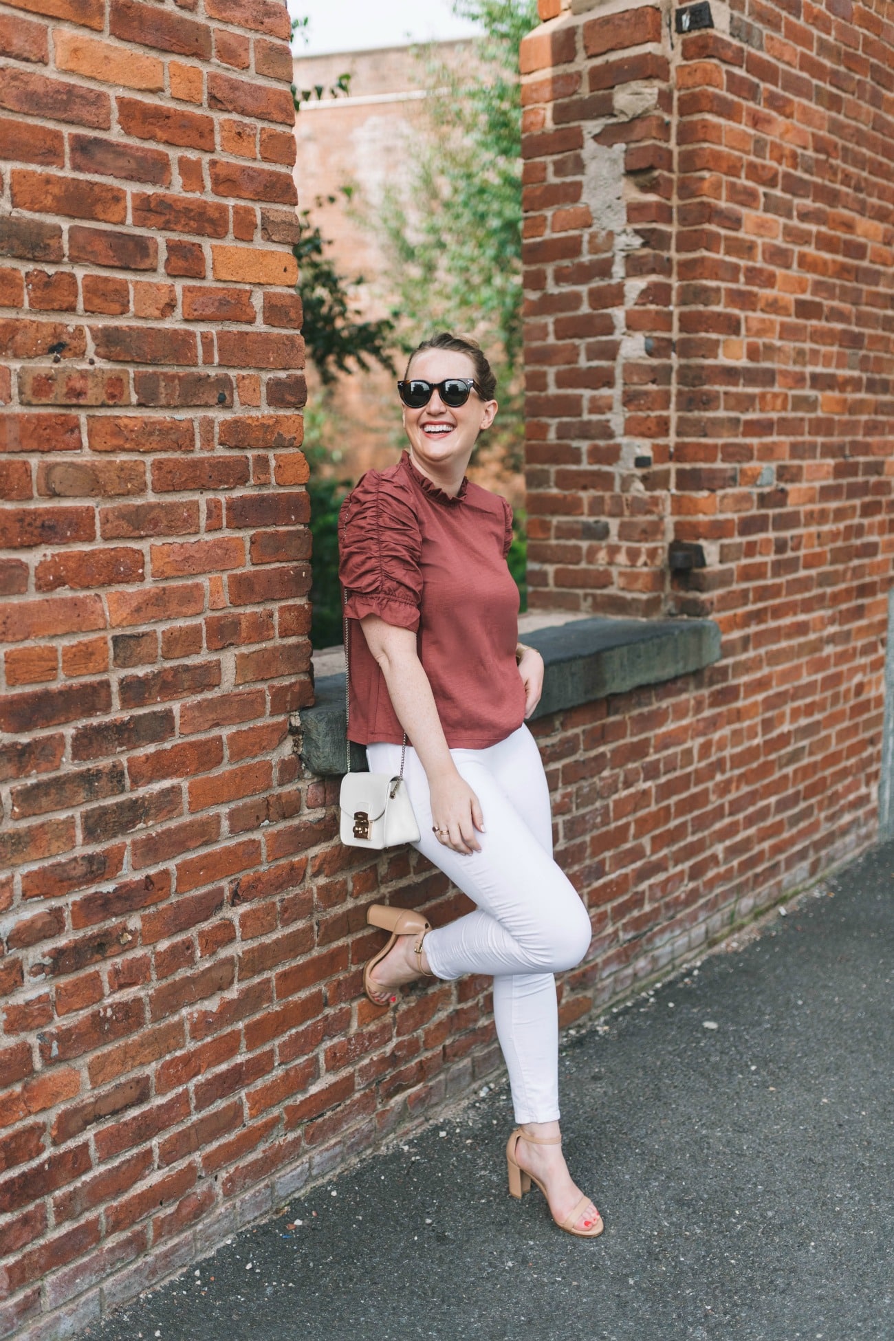Adding Color to fall outfits