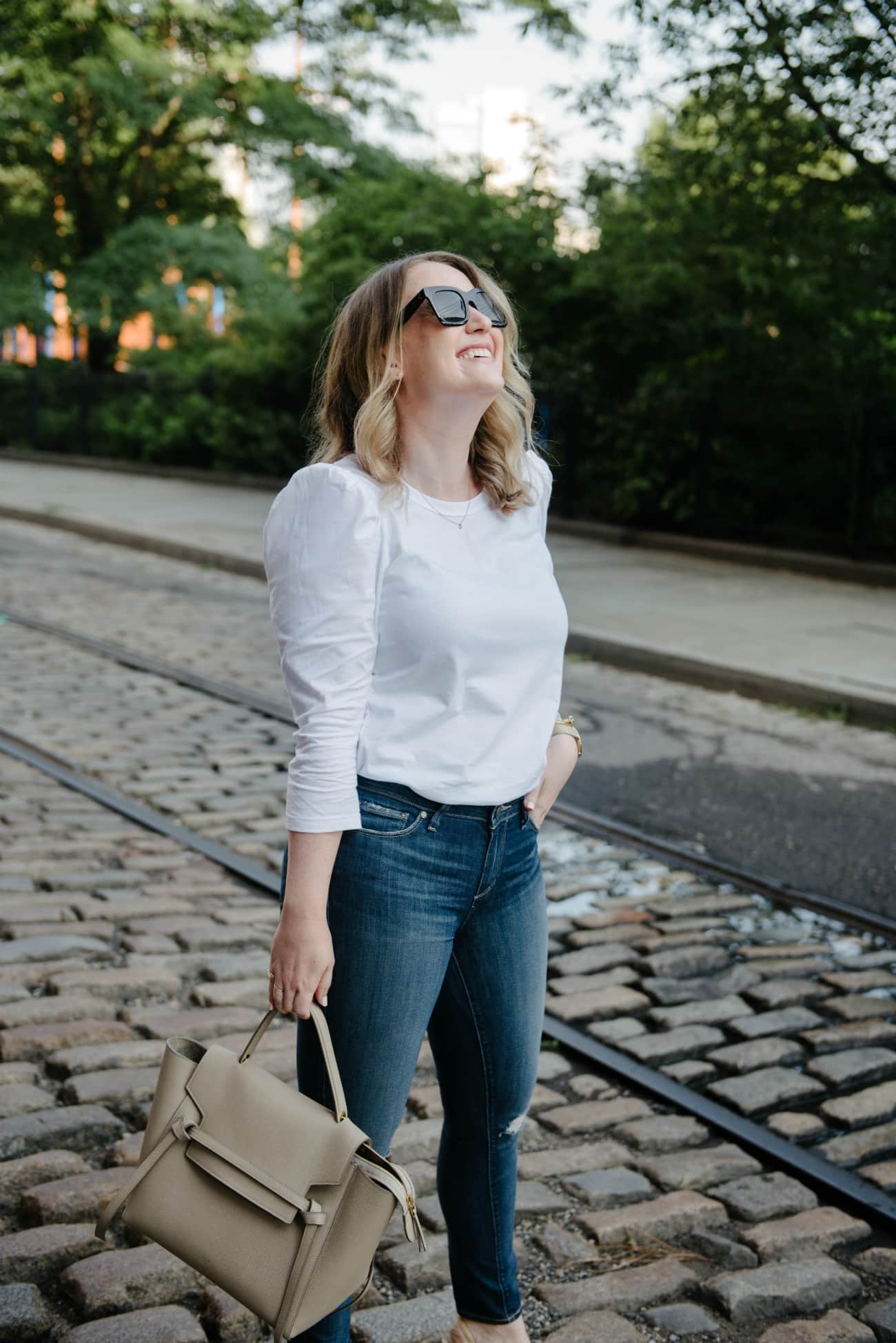 ALC Karlie Tee and Paige Jeans I wit & whimsy