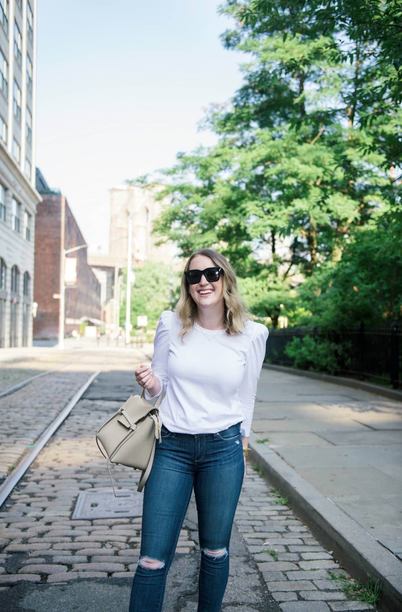 ALC Karlie Tee and Paige Jeans