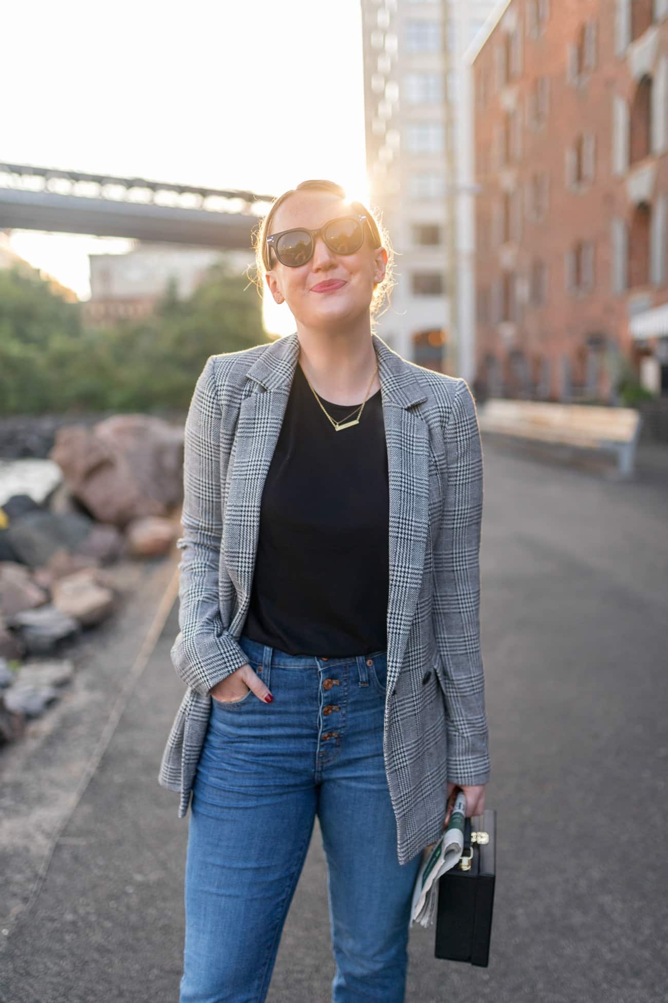 Plaid Blazer outfit Plaid Blazer outfit I wit & whimsy