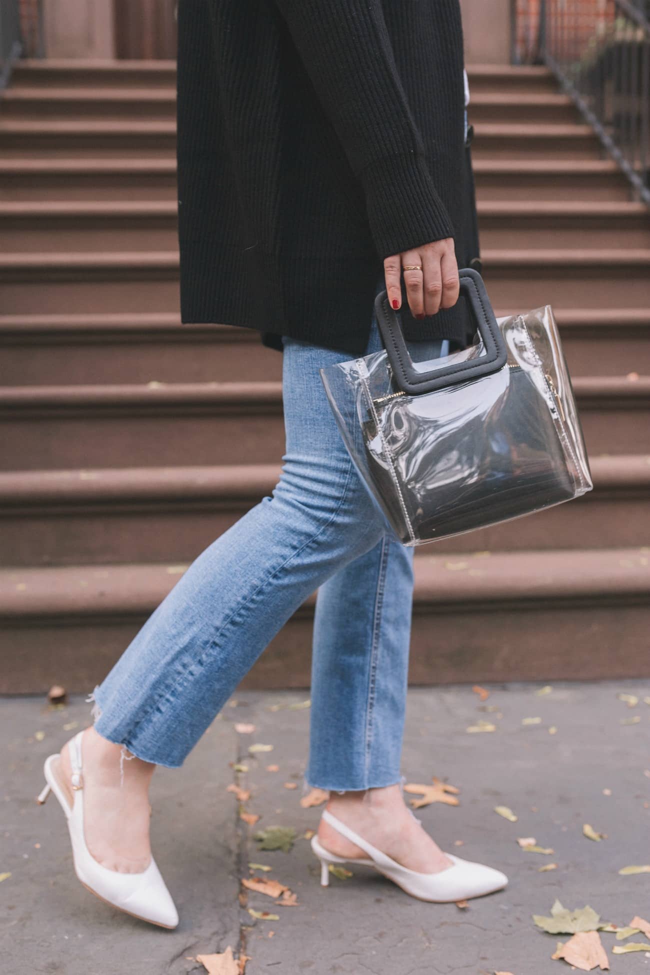 Staud Shirley Bag + Kitten Heels