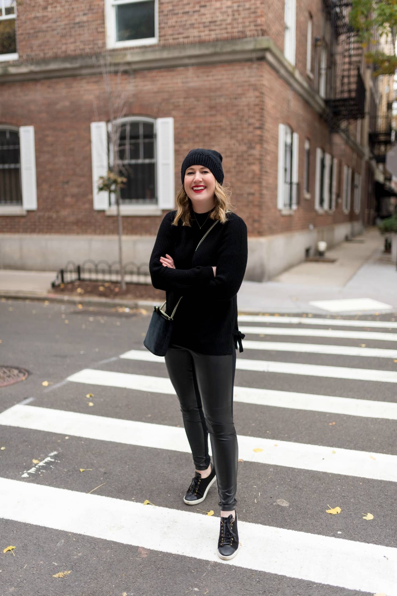 Leather Leggings Styled Casually I wit & whimsy