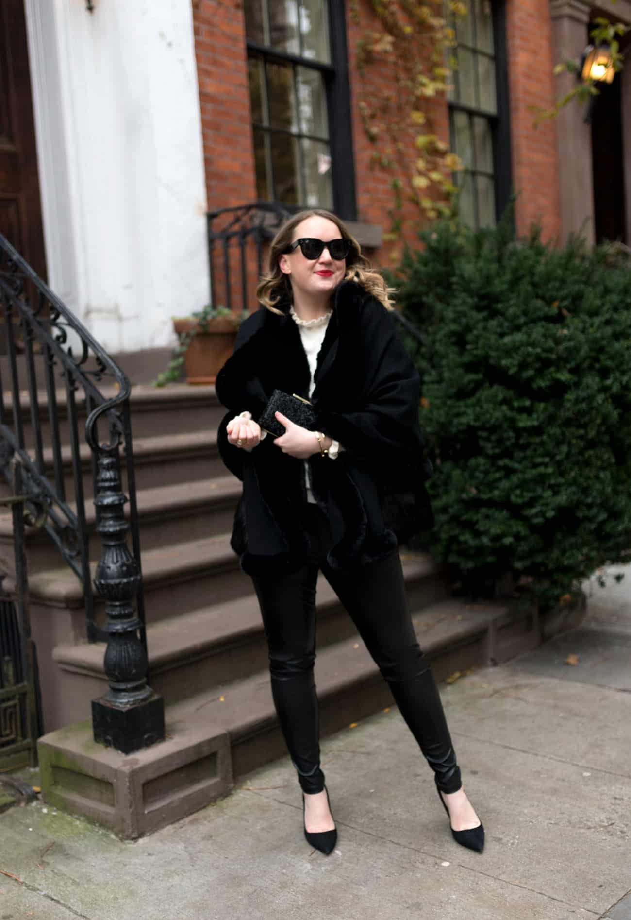Leather Leggings Four Ways for the Holidays I wit & whimsy