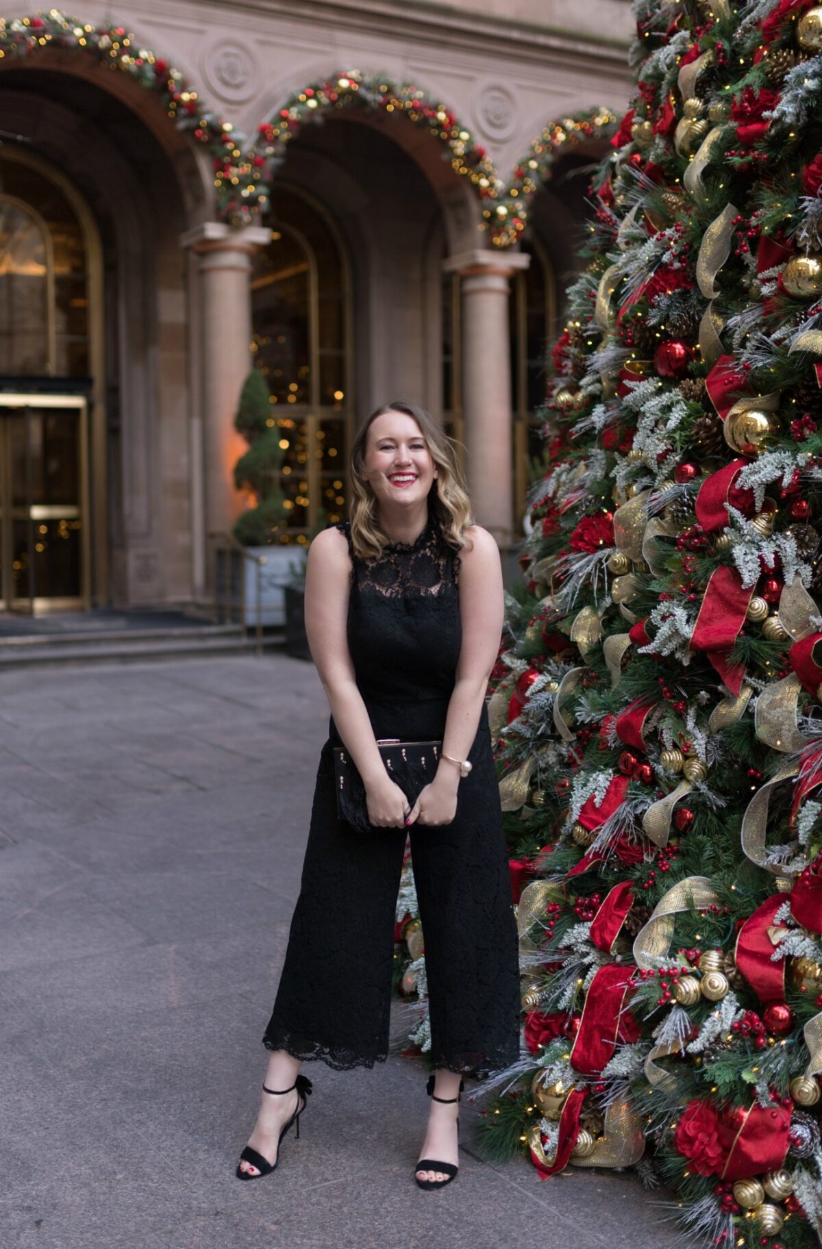Lace Jumpsuit for the Holidays I wit & whimsy