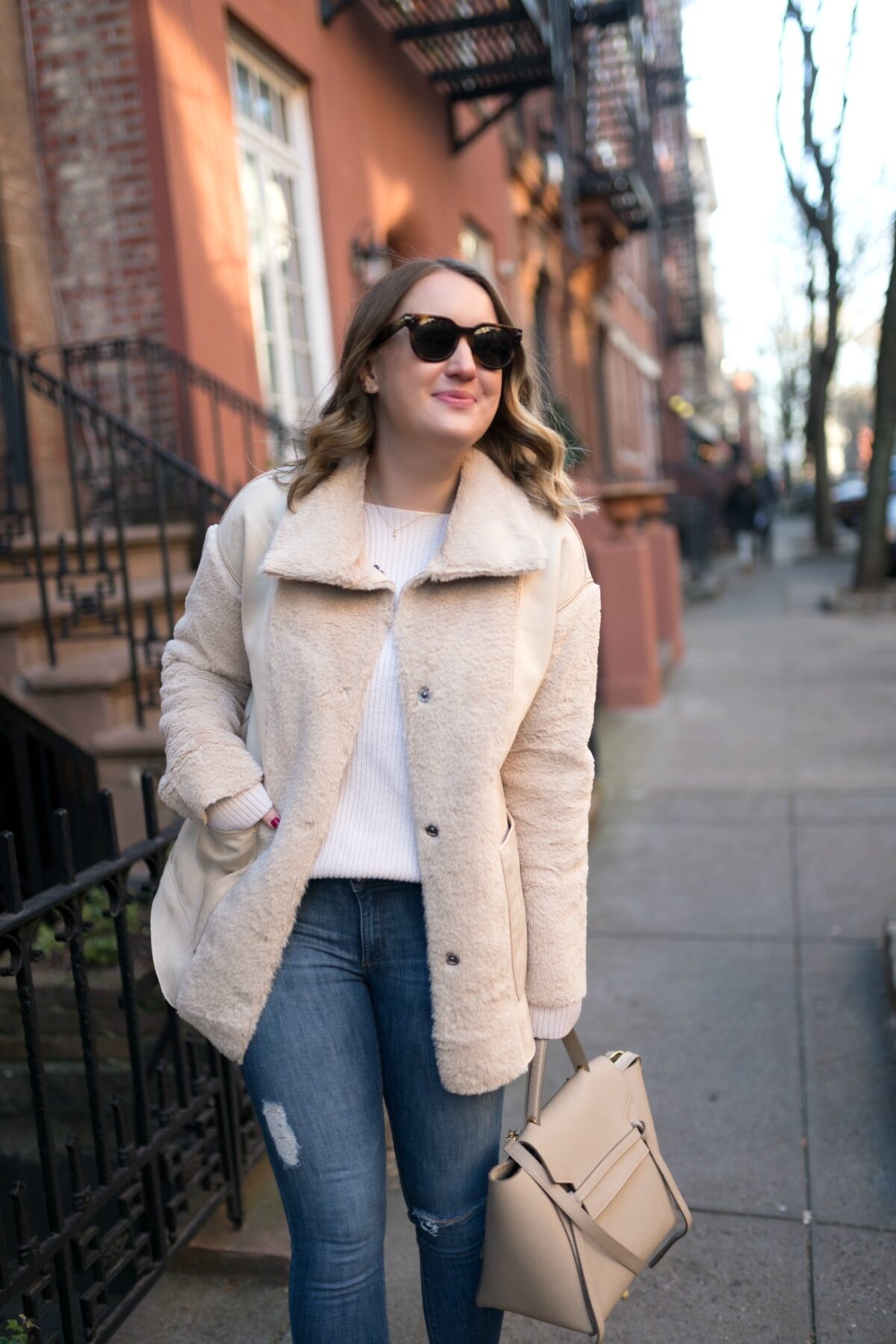 Faux Shearling Coat