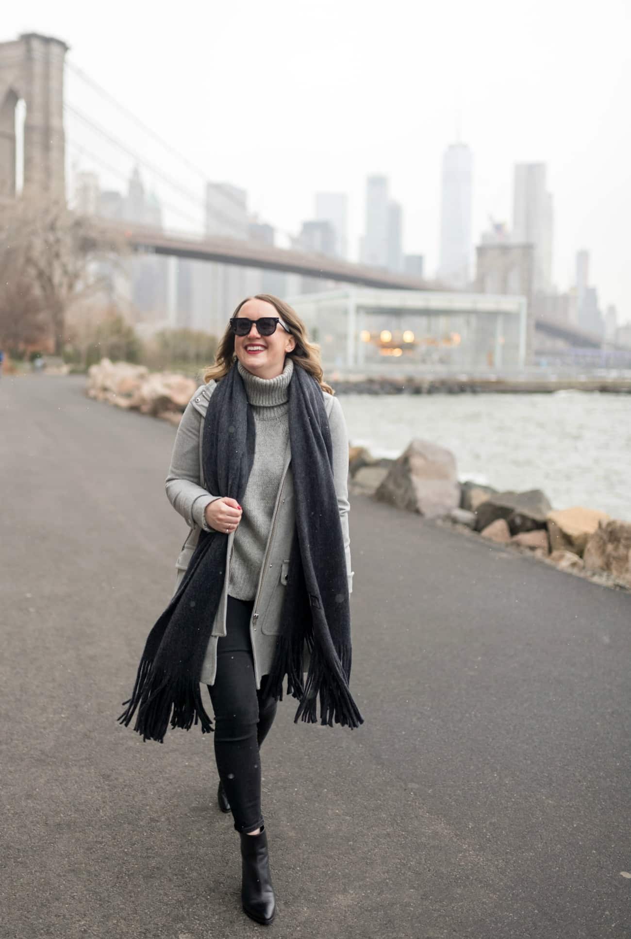 Gray Neutral Winter Outfit I wit & whimsy