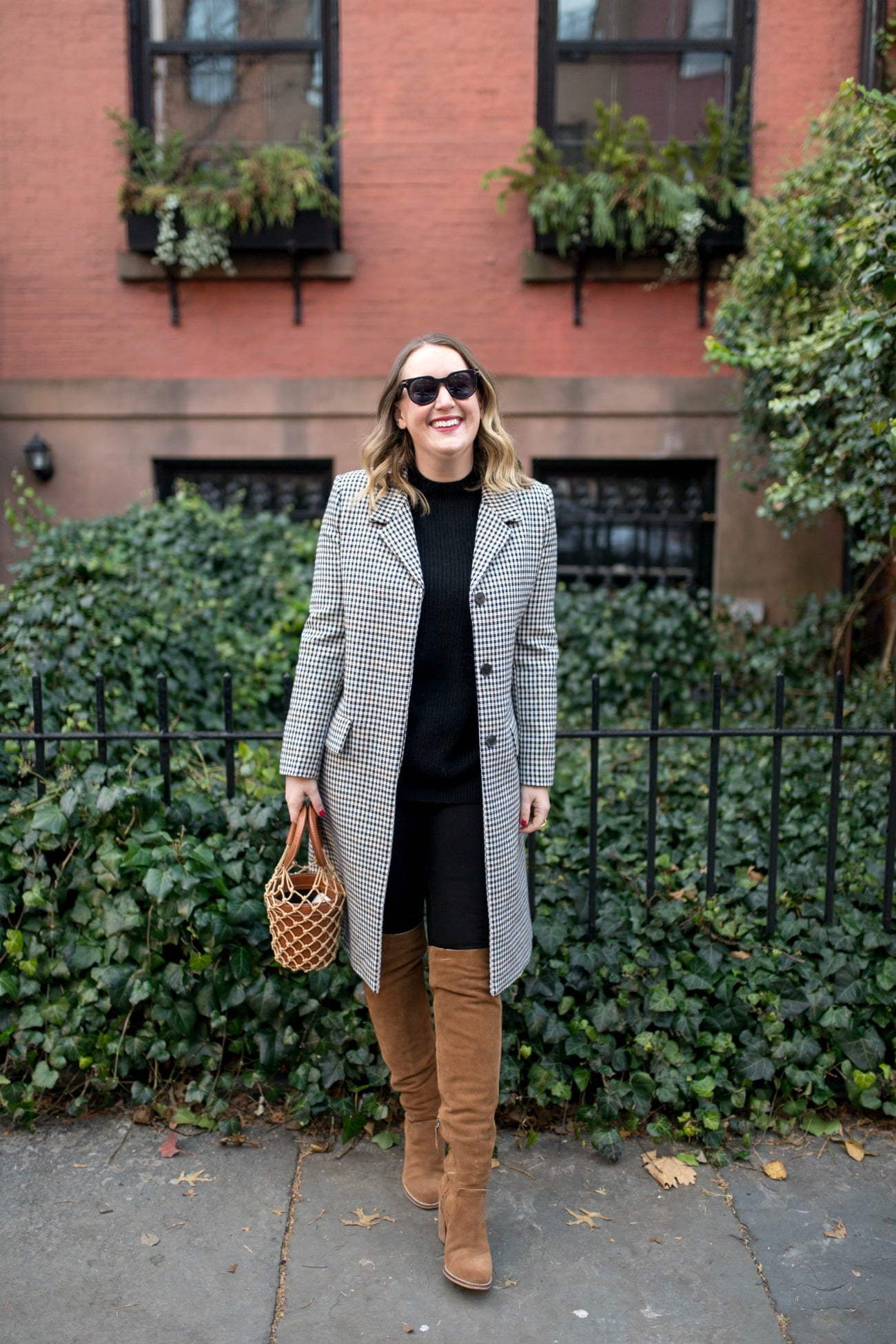 Houndstooth Coat winter outfit Houndstooth Coat winter outfit I wit & whimsy
