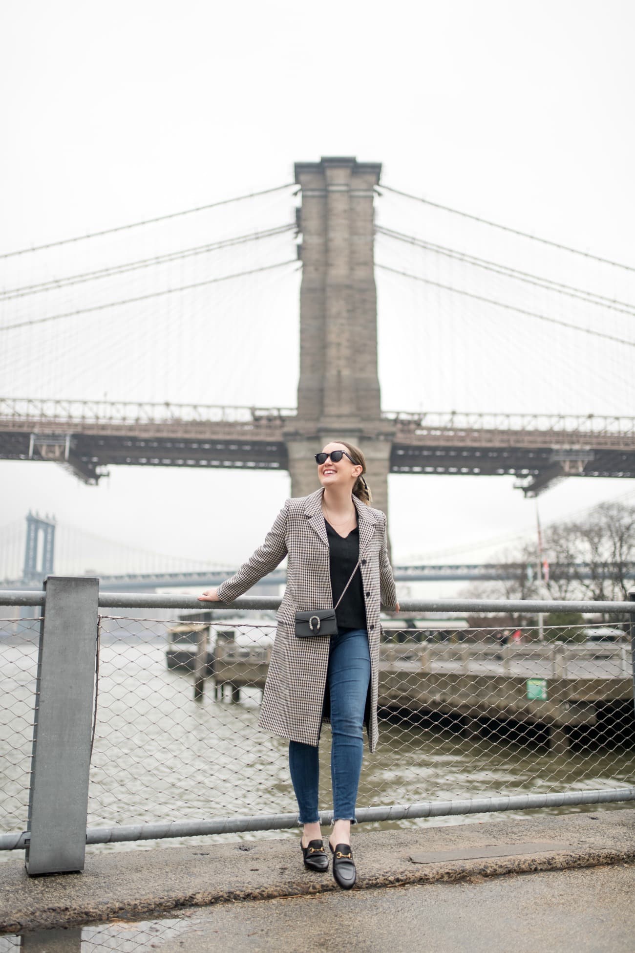 Casual outfit with plaid jacket in Brooklyn Casual outfit with plaid jacket in Brooklyn I wit & whimsy