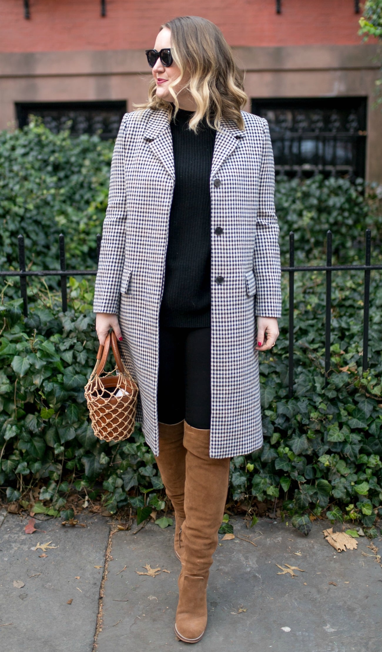 Houndstooth Coat Houndstooth Coat I What Im Trying to Do Better This Year