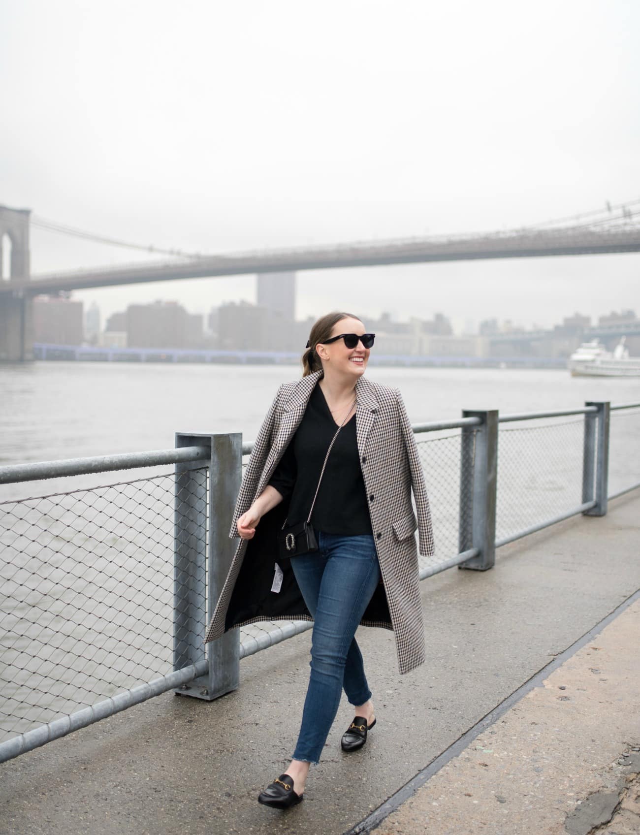 Plaid Coat + Gucci Loafers outfit Plaid Coat + Gucci Loafers I wit & whimsy