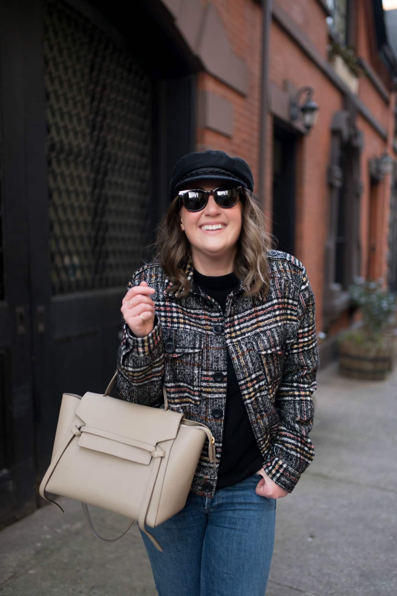 Plaid Cropped Jacket I wit & whimsy