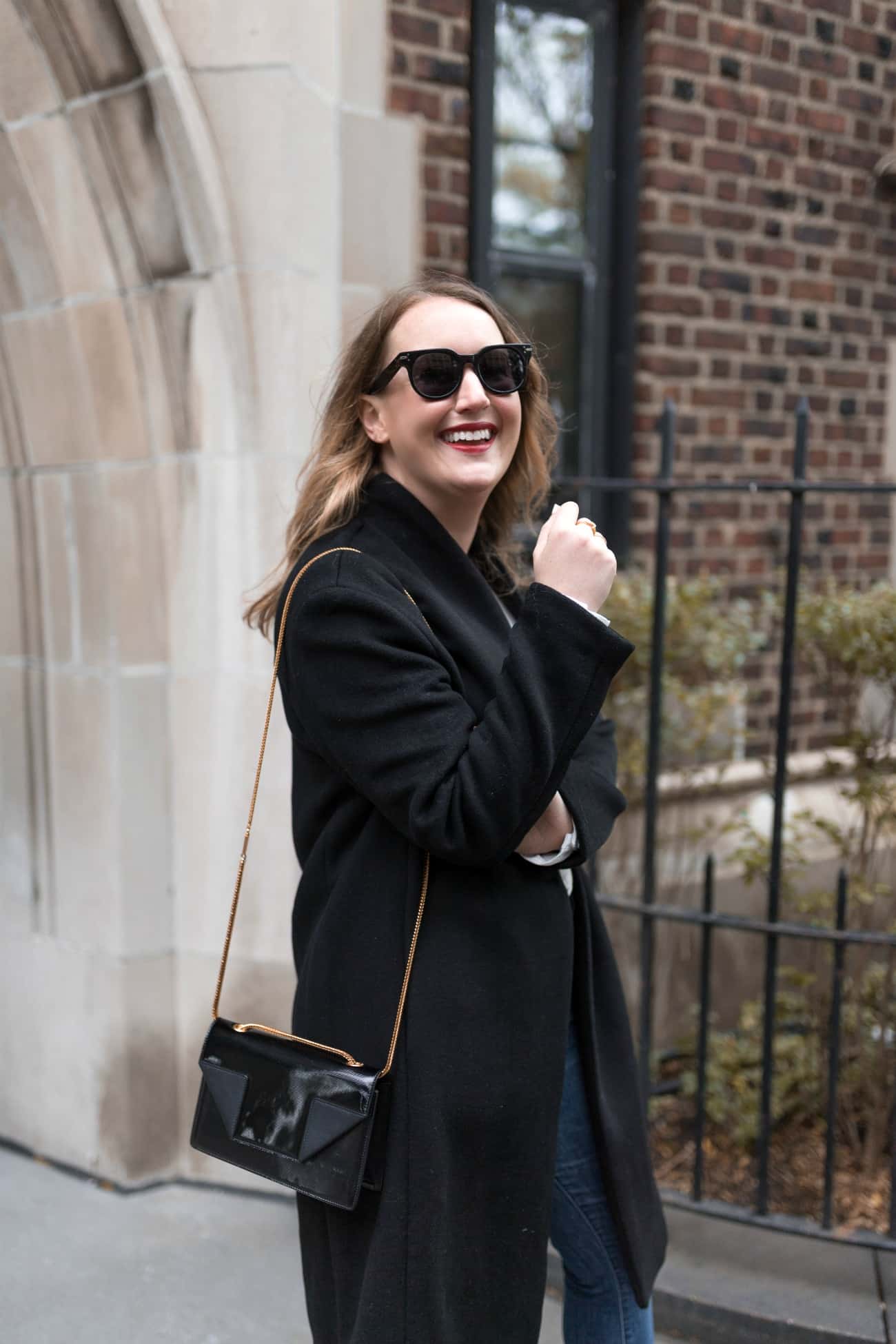 Navy Coat from saks Off Fifth Navy Coat from saks Off Fifth