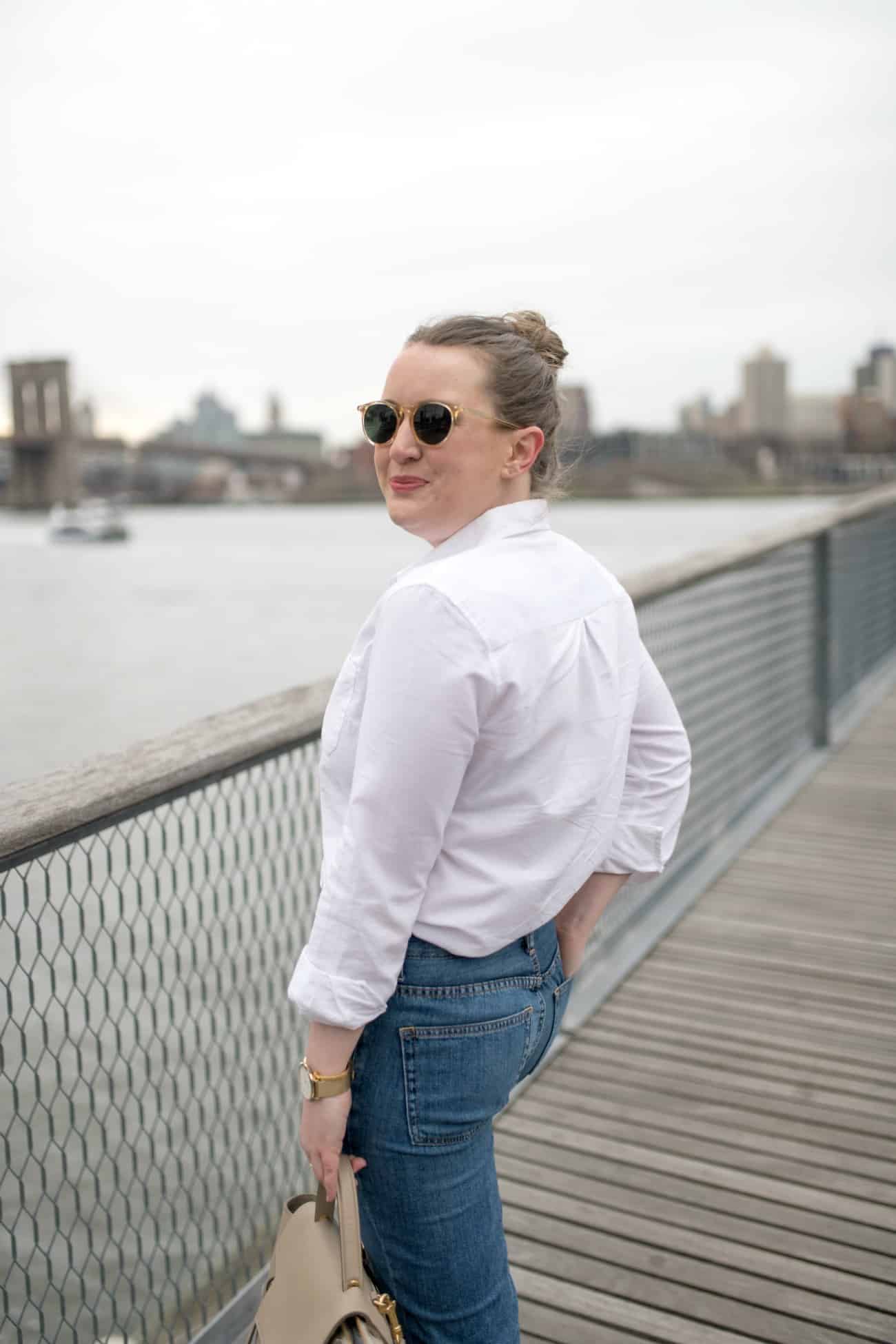 Classic White Button Down I wit & whimsy