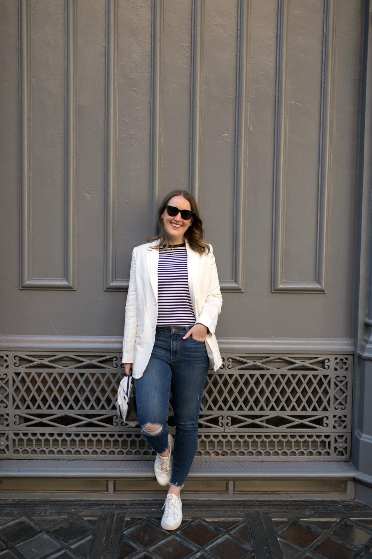 Linen Blazer I wit & whimsy