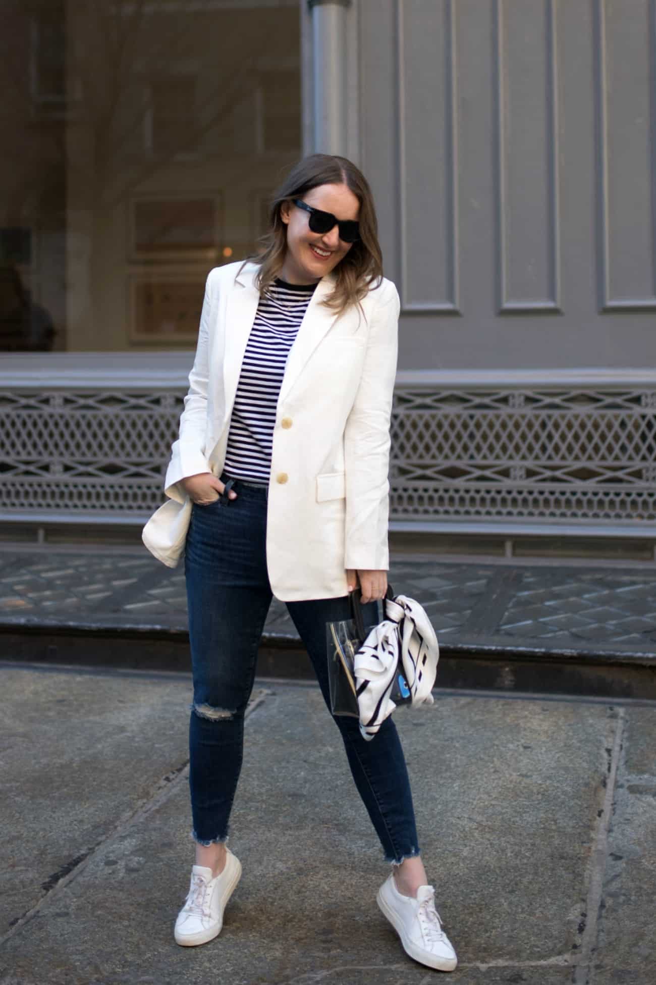 Linen Blazer I wit & whimsy