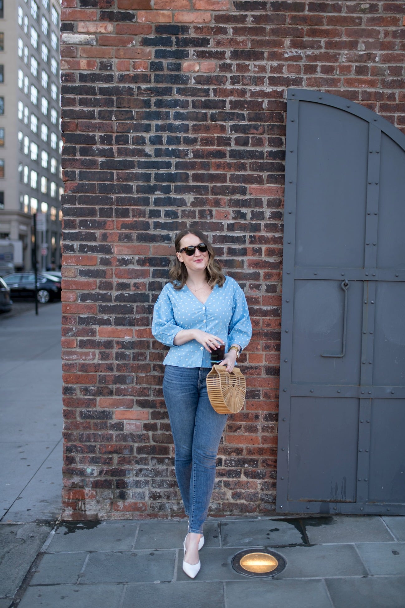 The Power of Manifestations | Polka Dot Peplum + Jeans I wit & whimsy