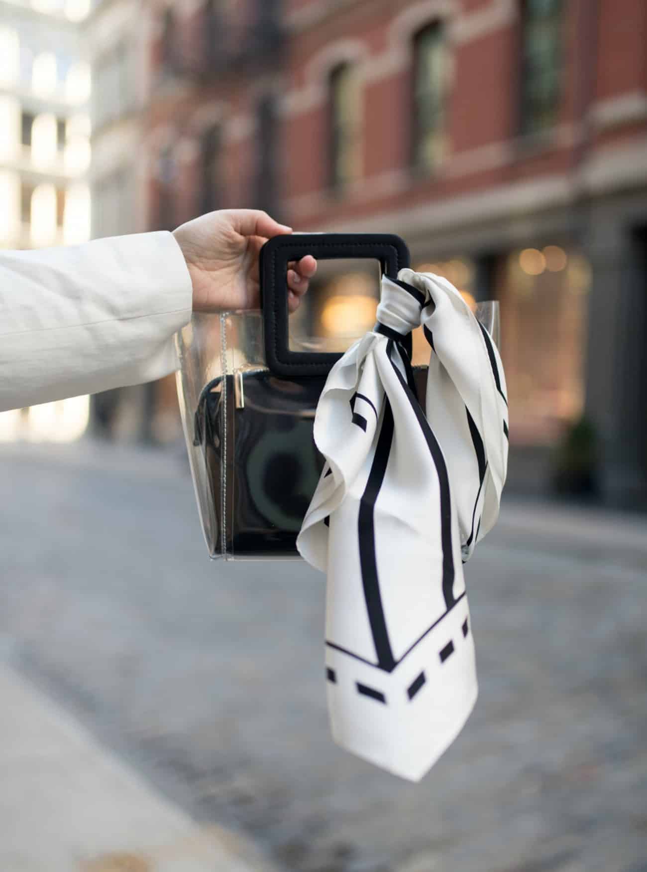 Staud Bag and Cuyana Scarf