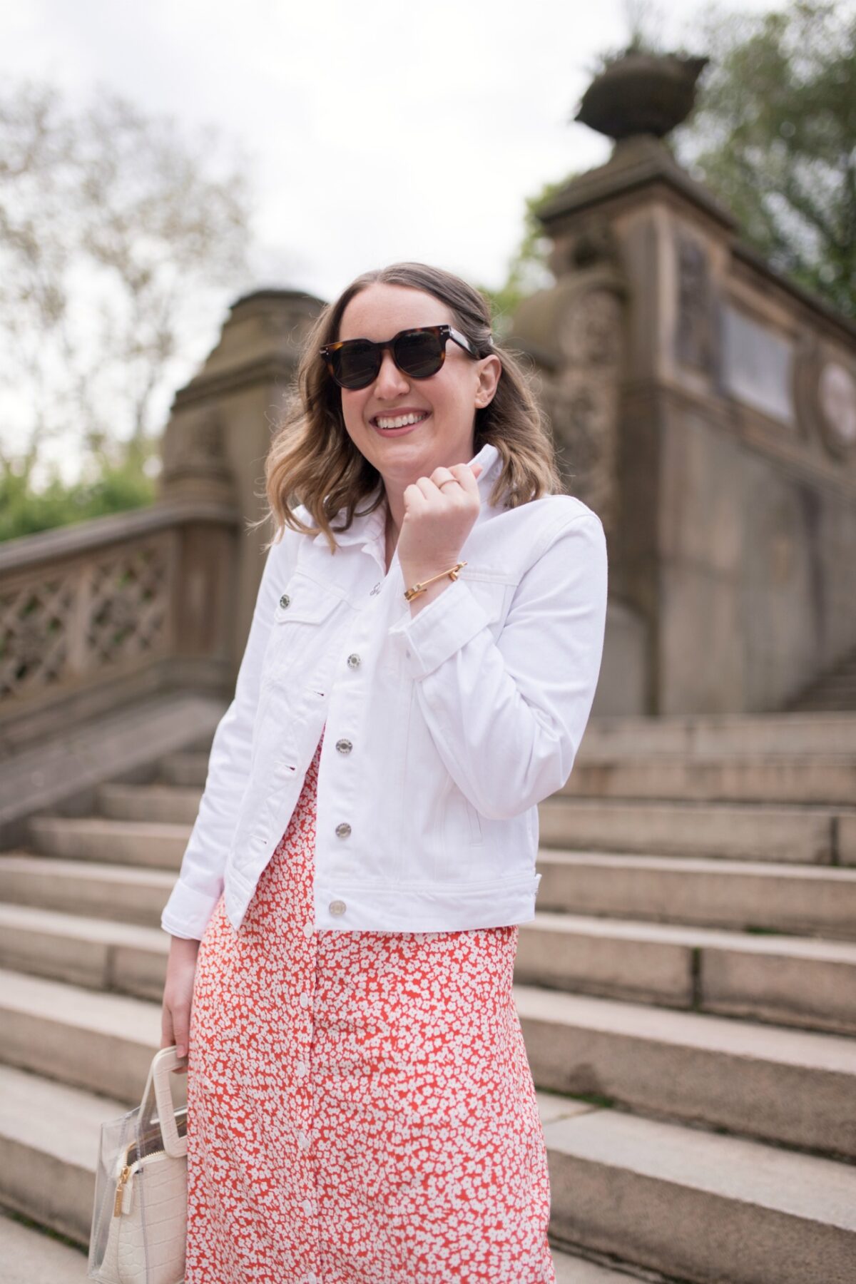 White Denim Jacket I wit & whimsy