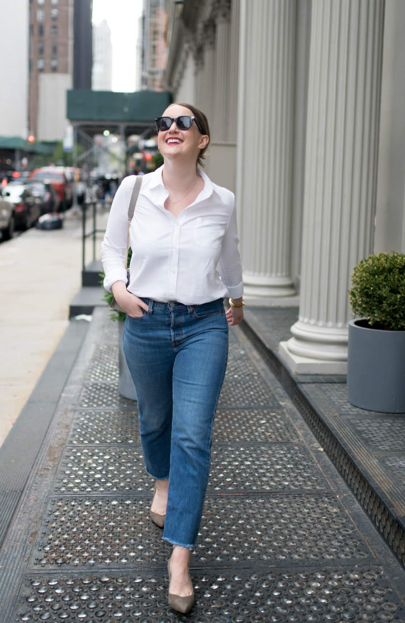 new york work outfit Sarah Flint Perfect Pump I wit & whimsy