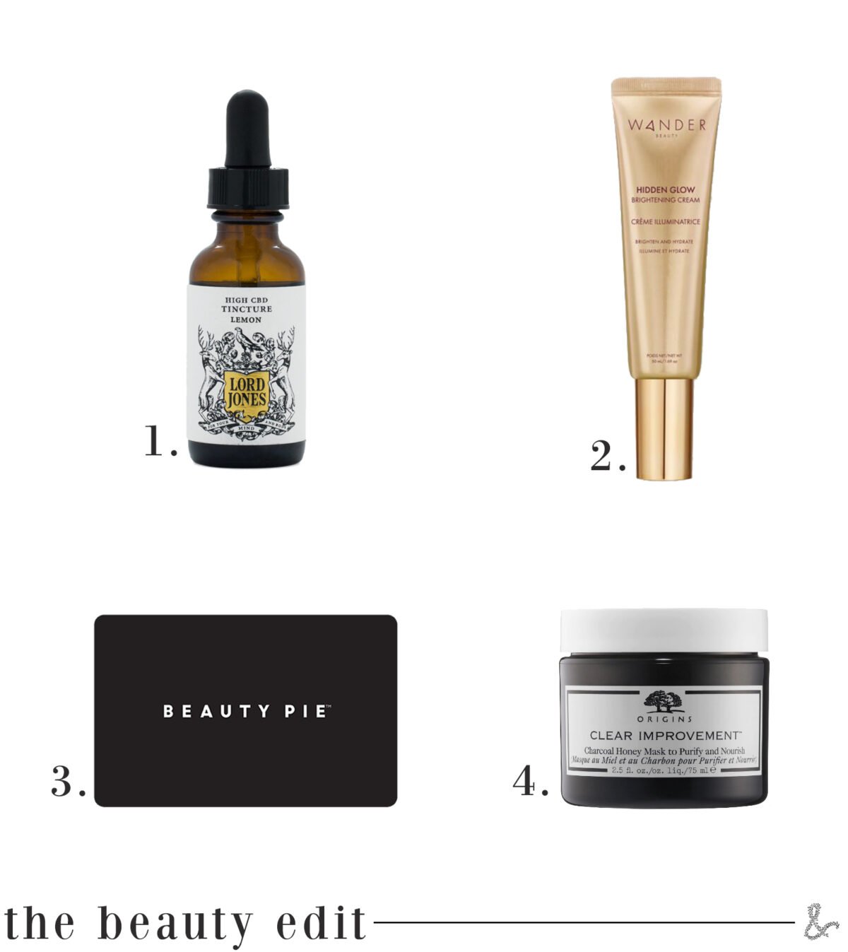 wit & whimsy Beauty Edit
