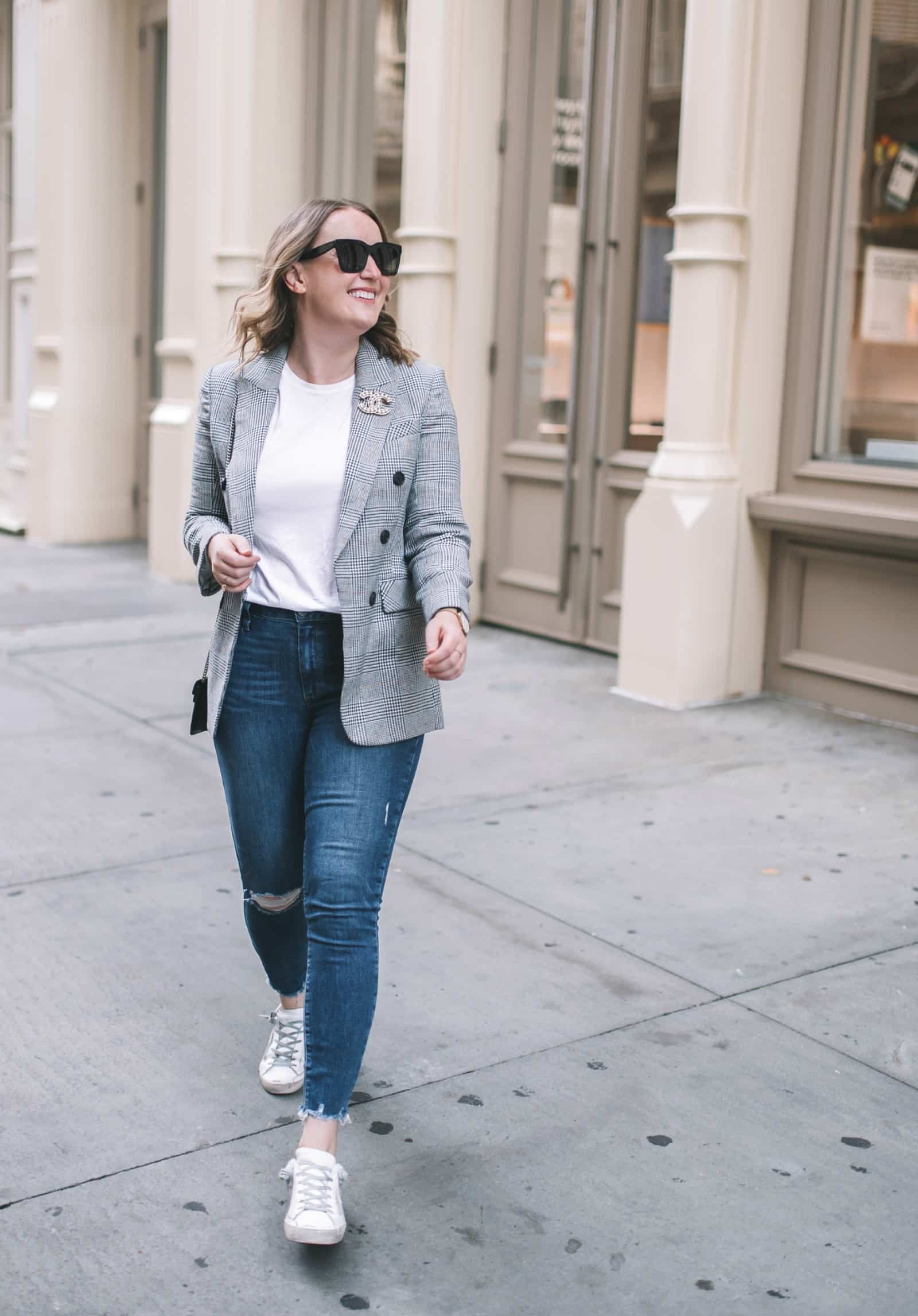 Plaid Blazer + Distressed Denim Plaid Blazer + Distressed Denim I Things Ive Bought & Loved Recently