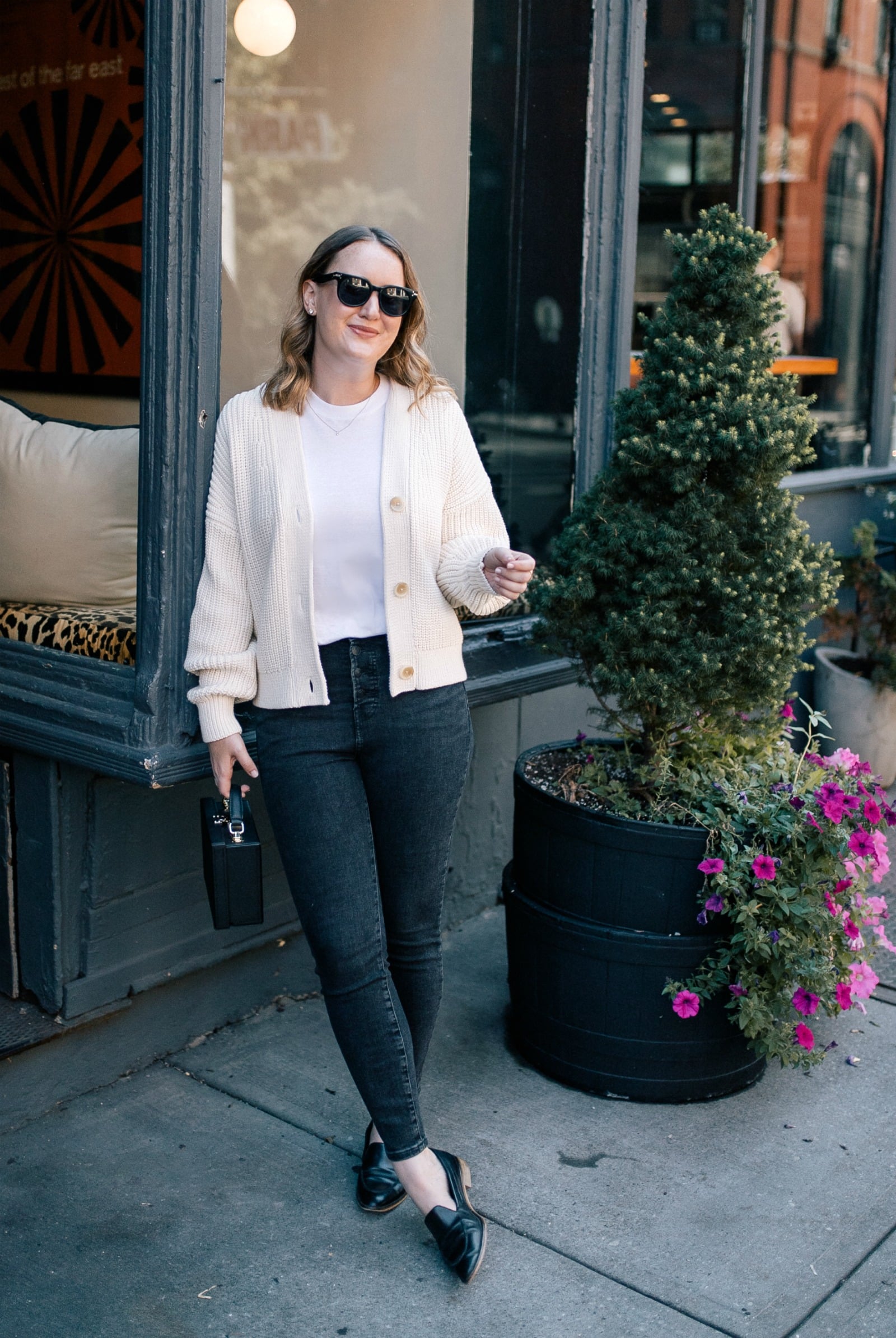 Everlane Texture Knit Cardigan 2 Ways I wit & whimsy