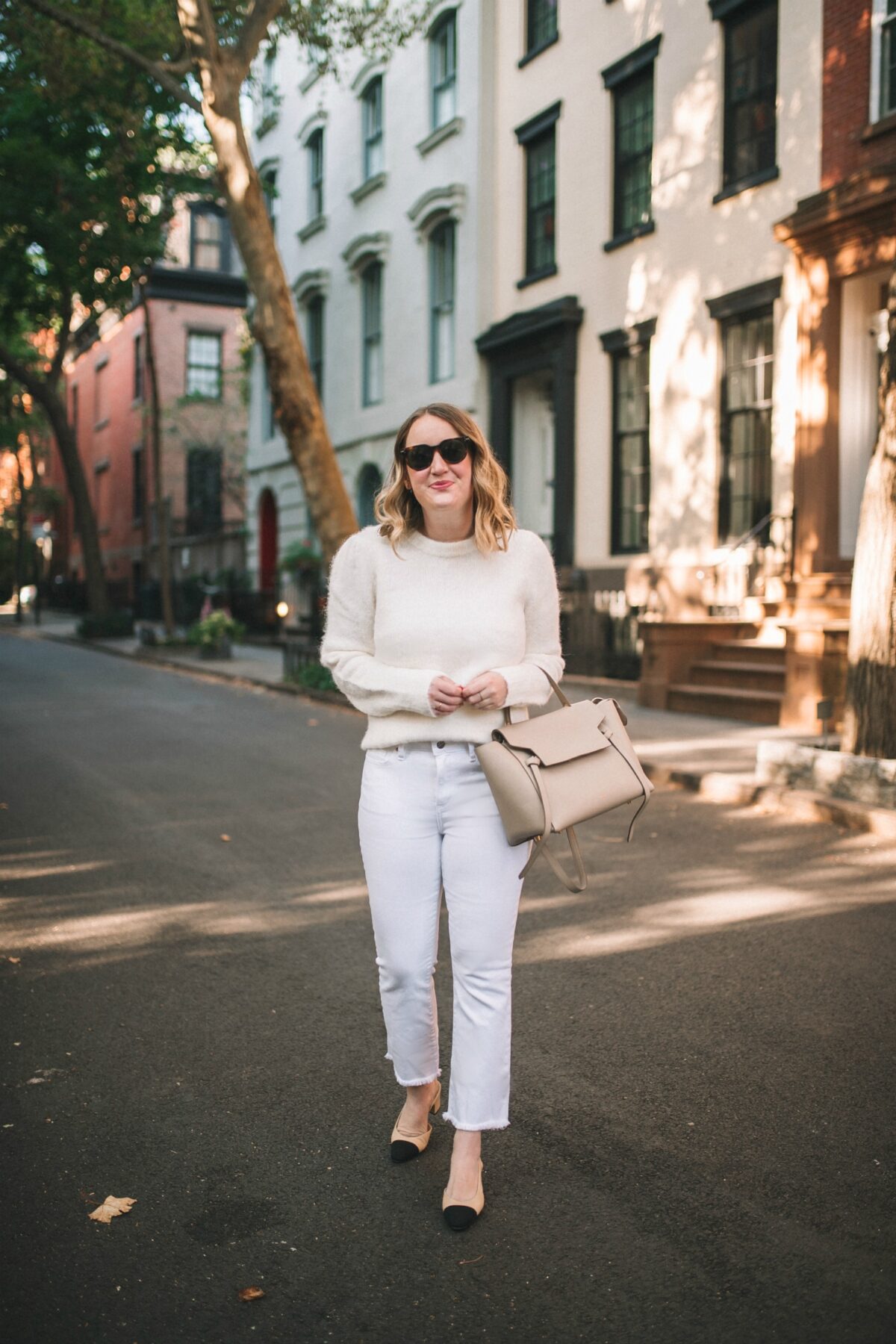 All White Fall Outfit I wit & whimsy