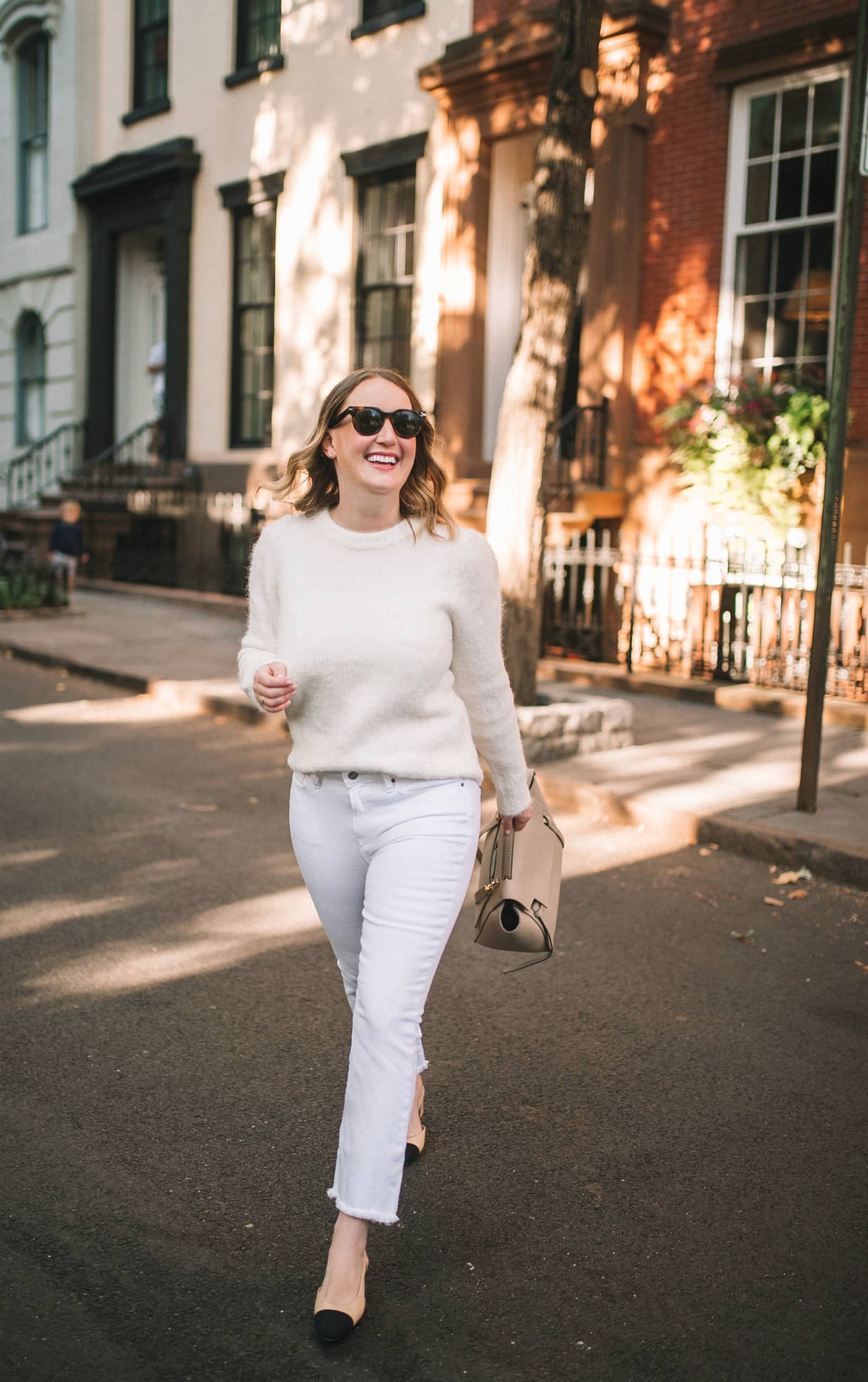 All White Fall Outfit I wit & whimsy