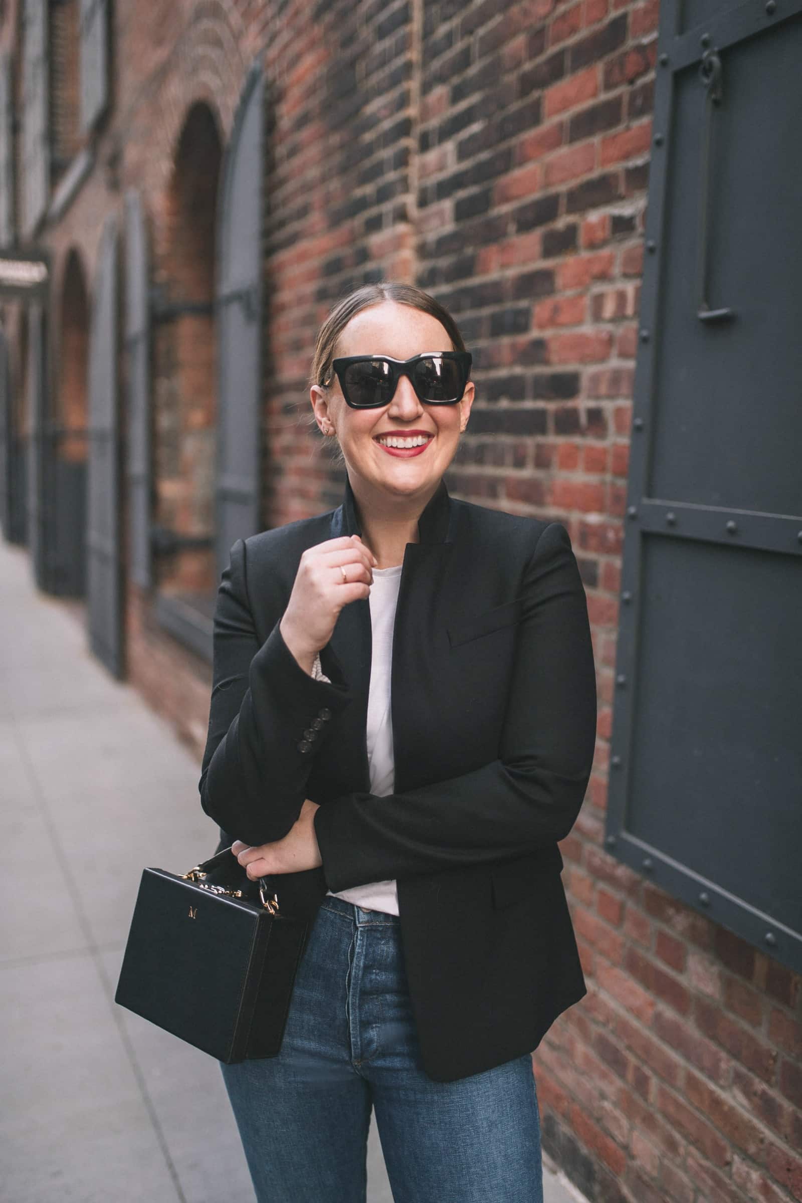 go-to outfit for meetings