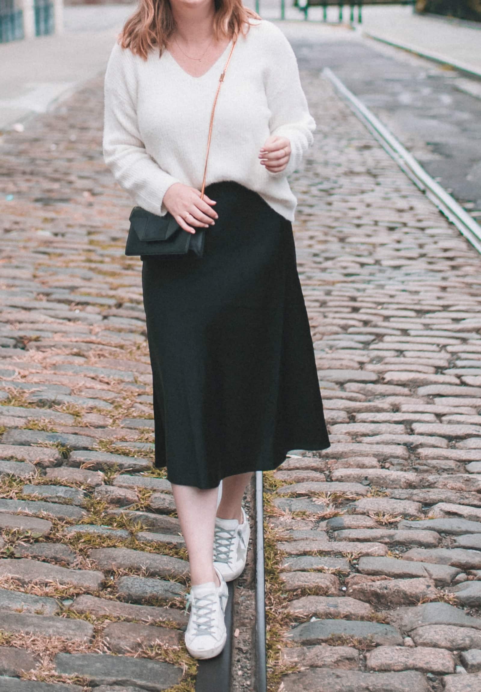 J.Crew Silk Midi Skirt I wit & whimsy