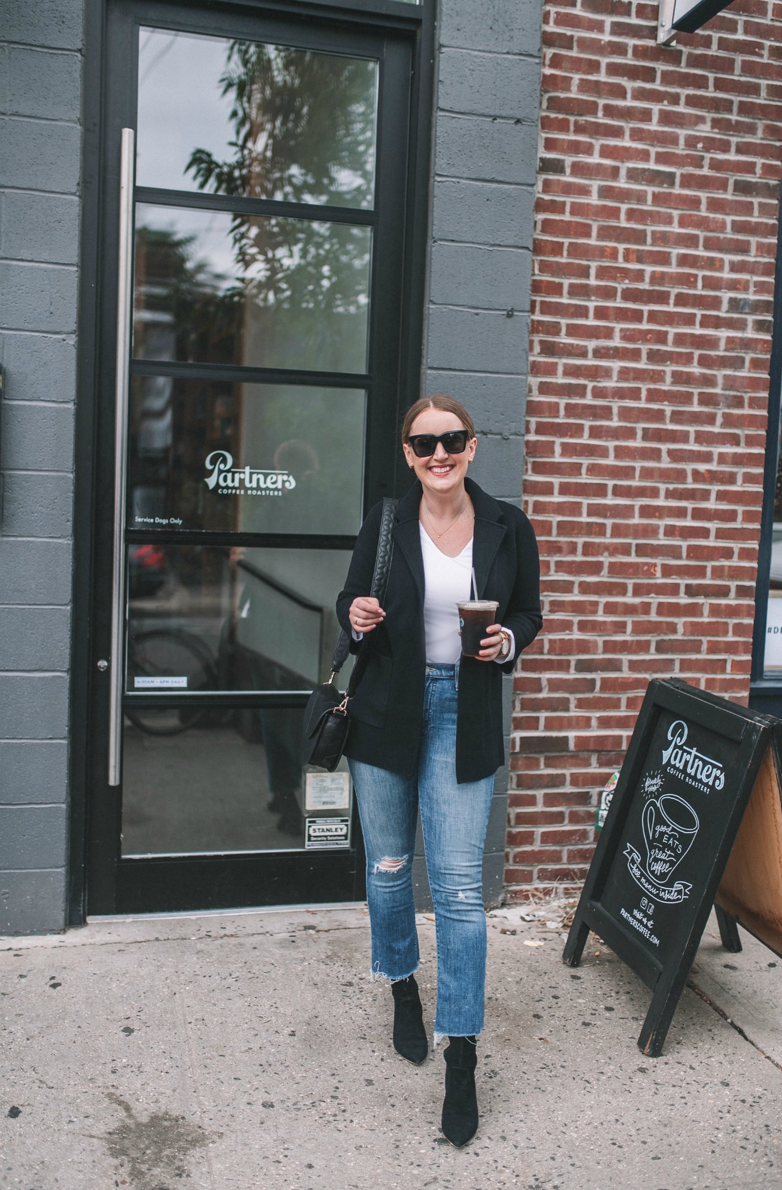 J.Crew Sweater Blazer Styled I wit & whimsy