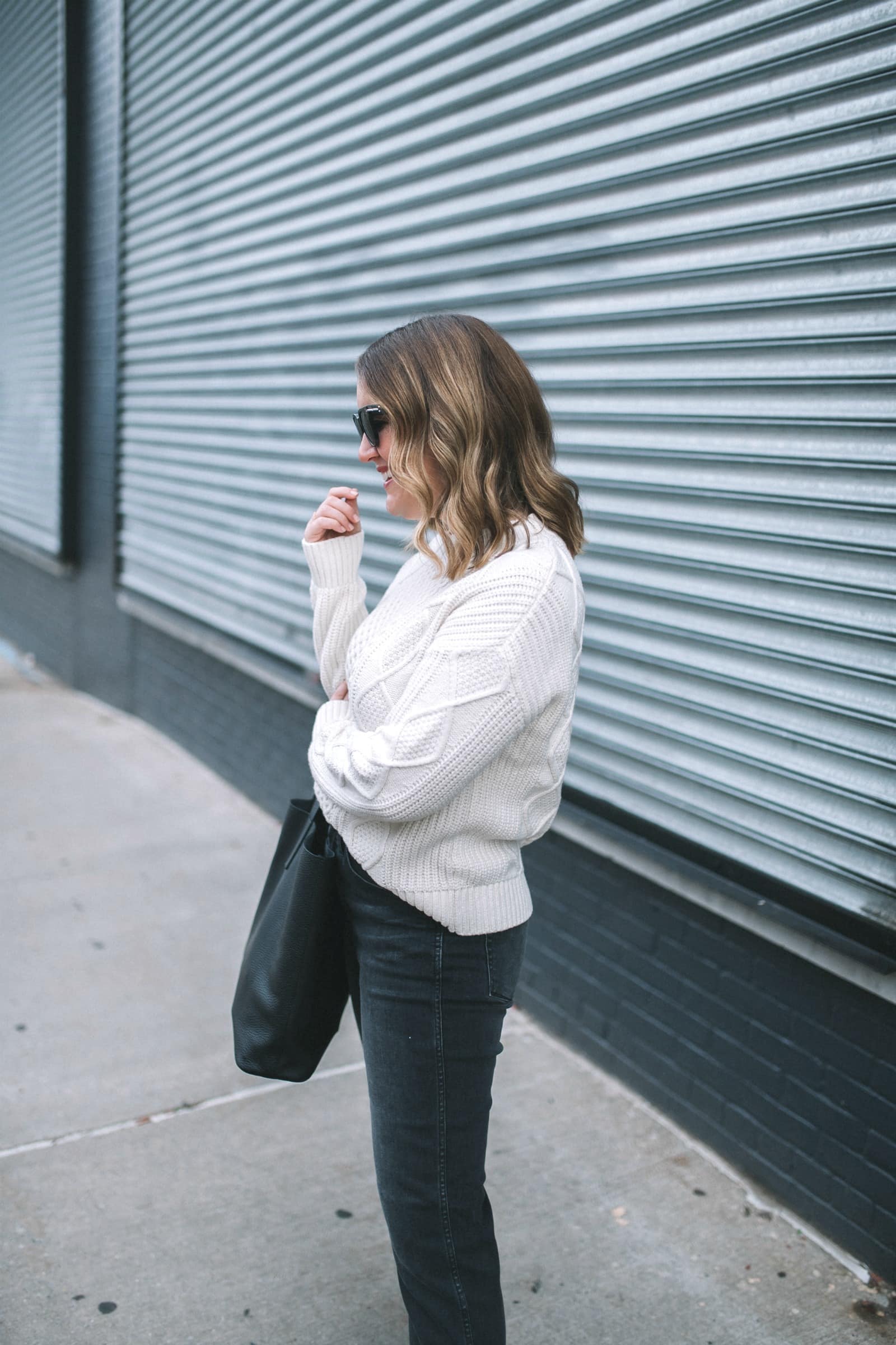 Classic Cable Knit Sweater I wit & whimsy