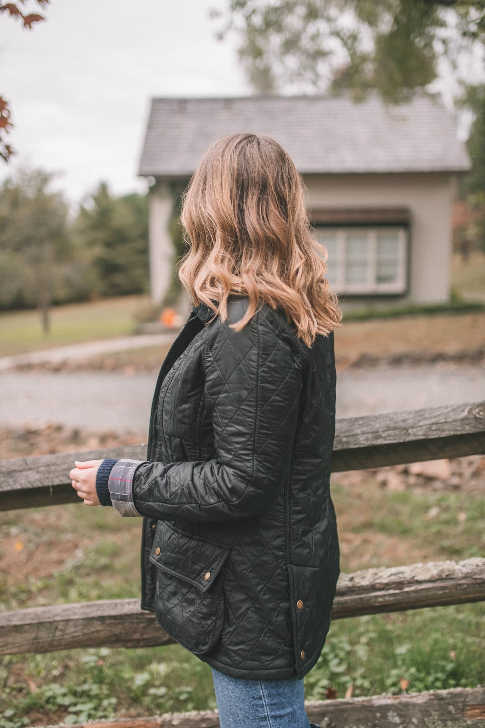 Fall Outfit Ideas with Jeans Fall Outfit Ideas with Jeans: Barbour Beadnell Jacket