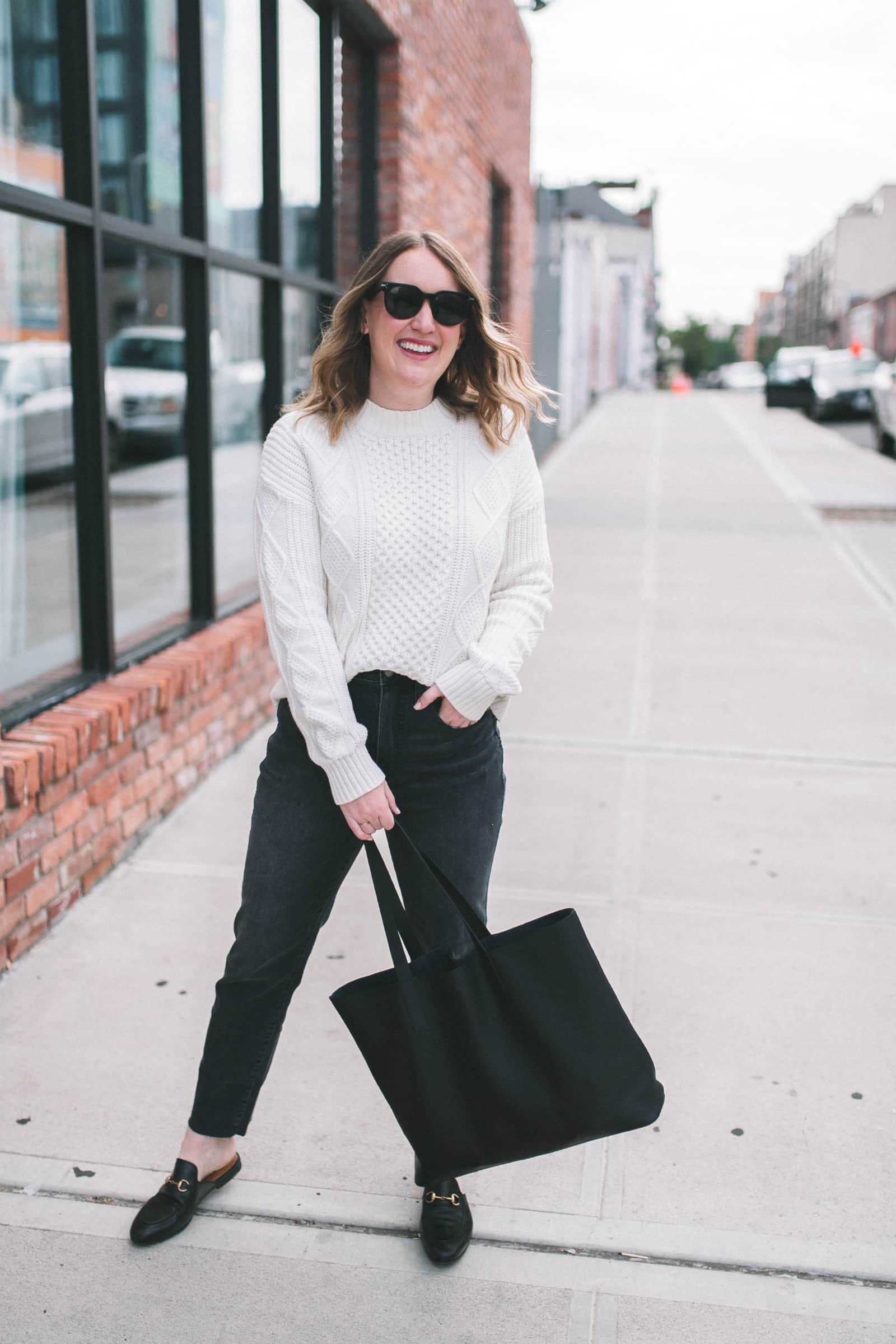 Classic Cable Knit Sweater I wit & whimsy