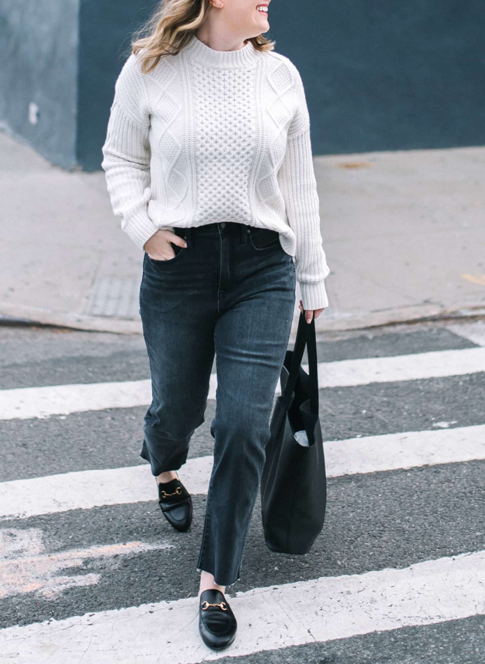 Classic Cable Knit Sweater I wit & whimsy