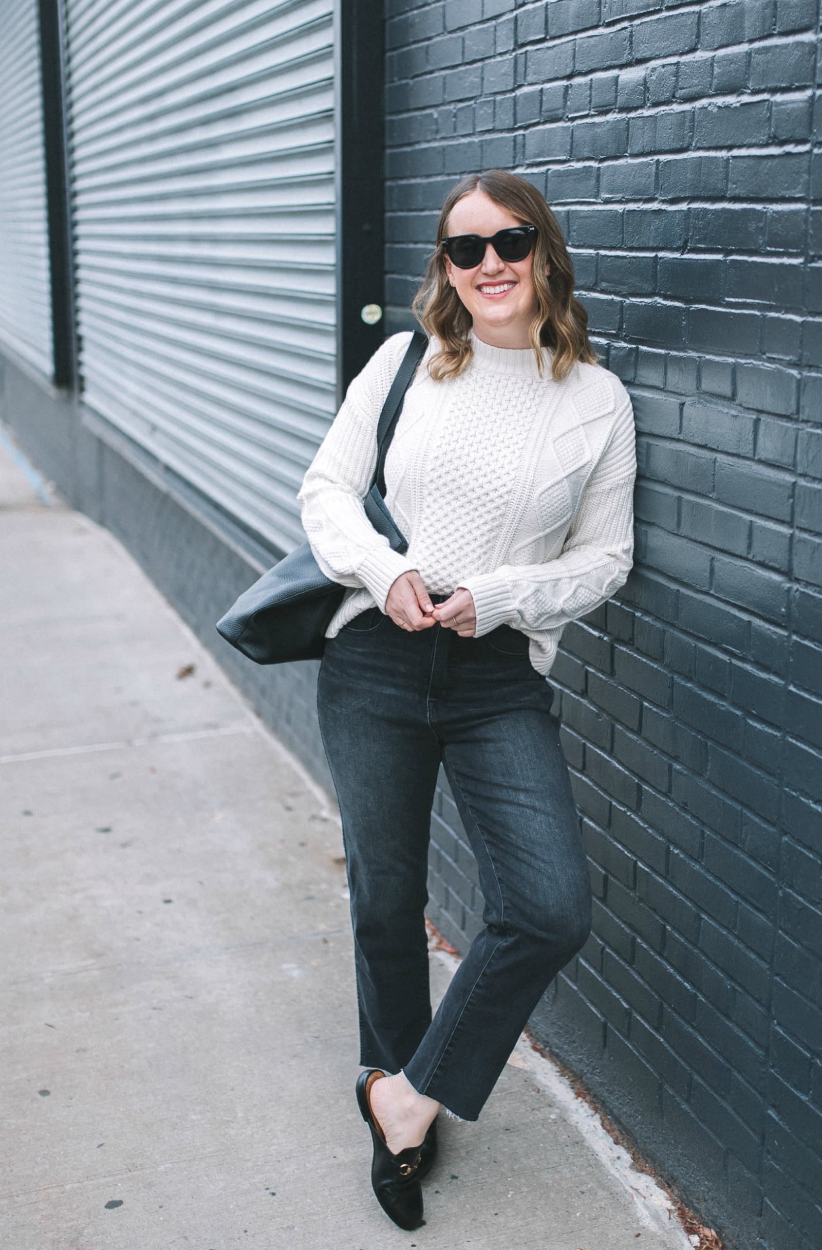 Classic Cable Knit Sweater I wit & whimsy