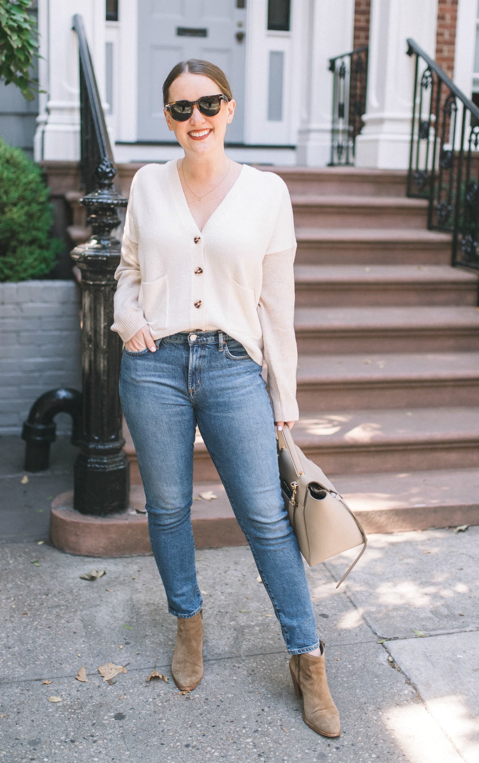 Madewell Colorblock Cardigan I wit & whimsy
