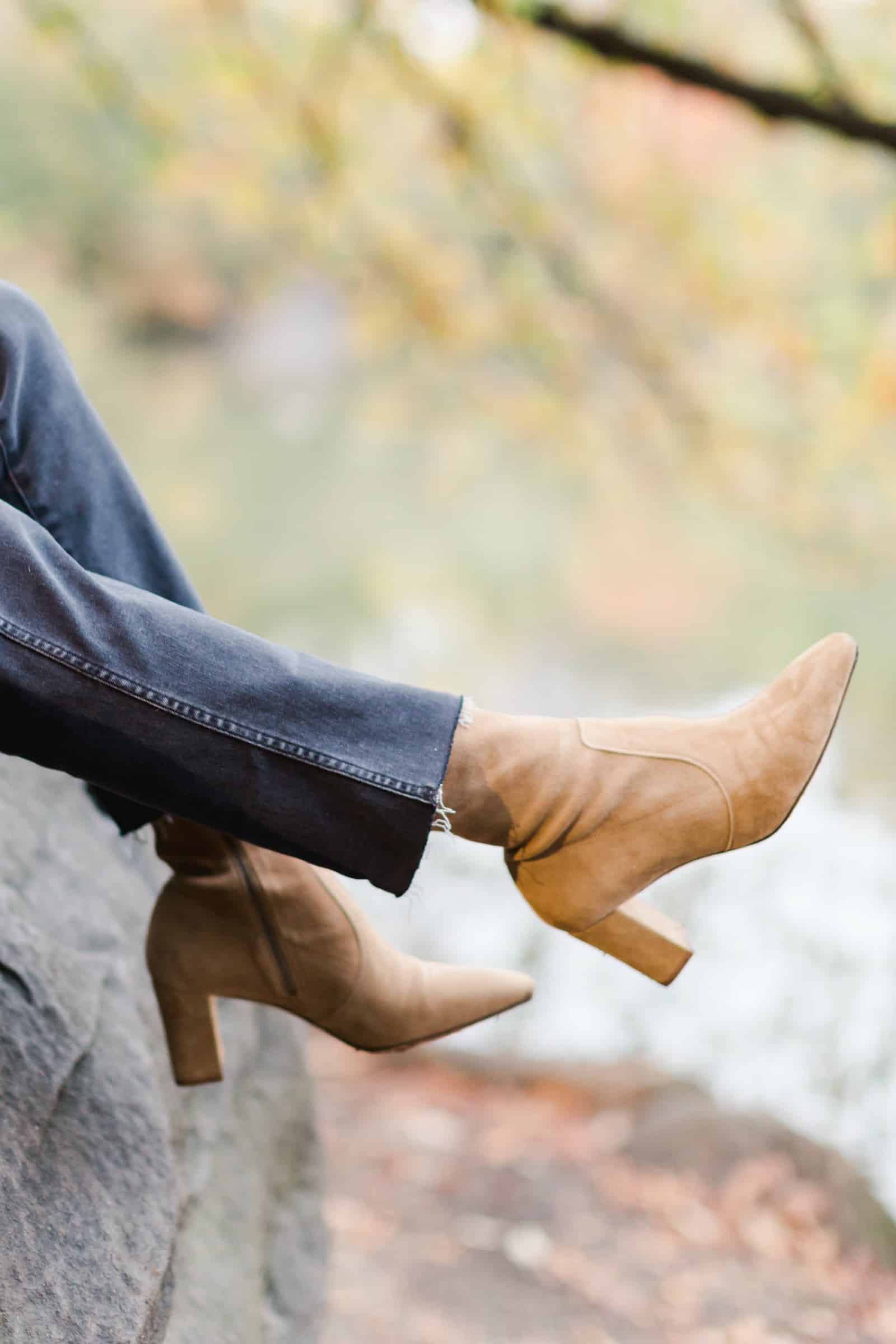 wit & whimsy wearing the Inez Booties