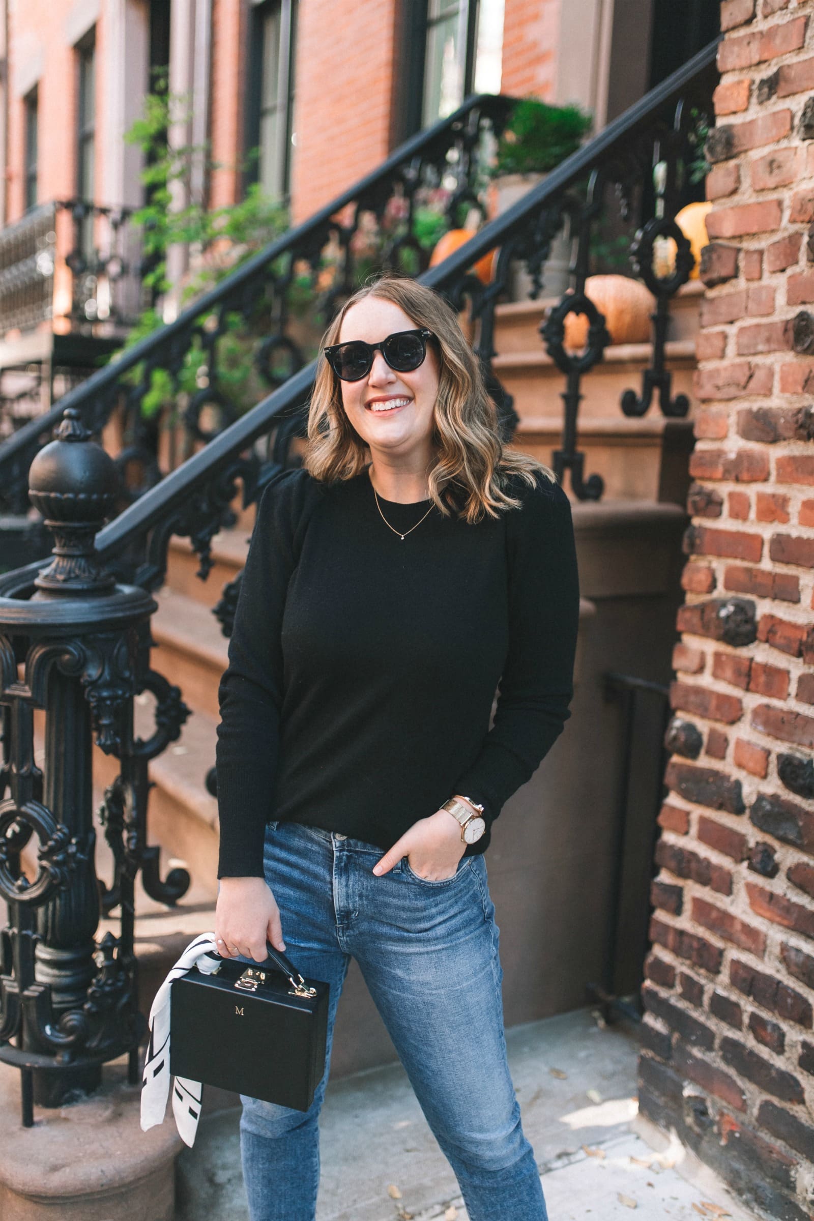 Puff Sleeve Cashmere Sweater I wit & whimsy