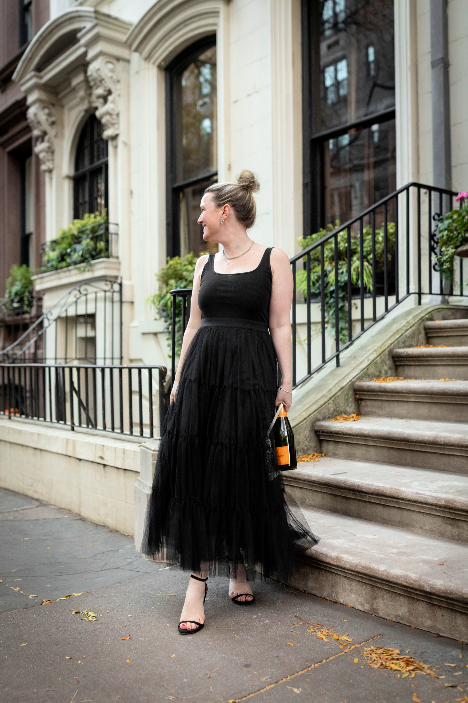 Holiday Outfits Holiday Outfit Ideas: Alice and Olivia dress and Stuart Weitzman heels