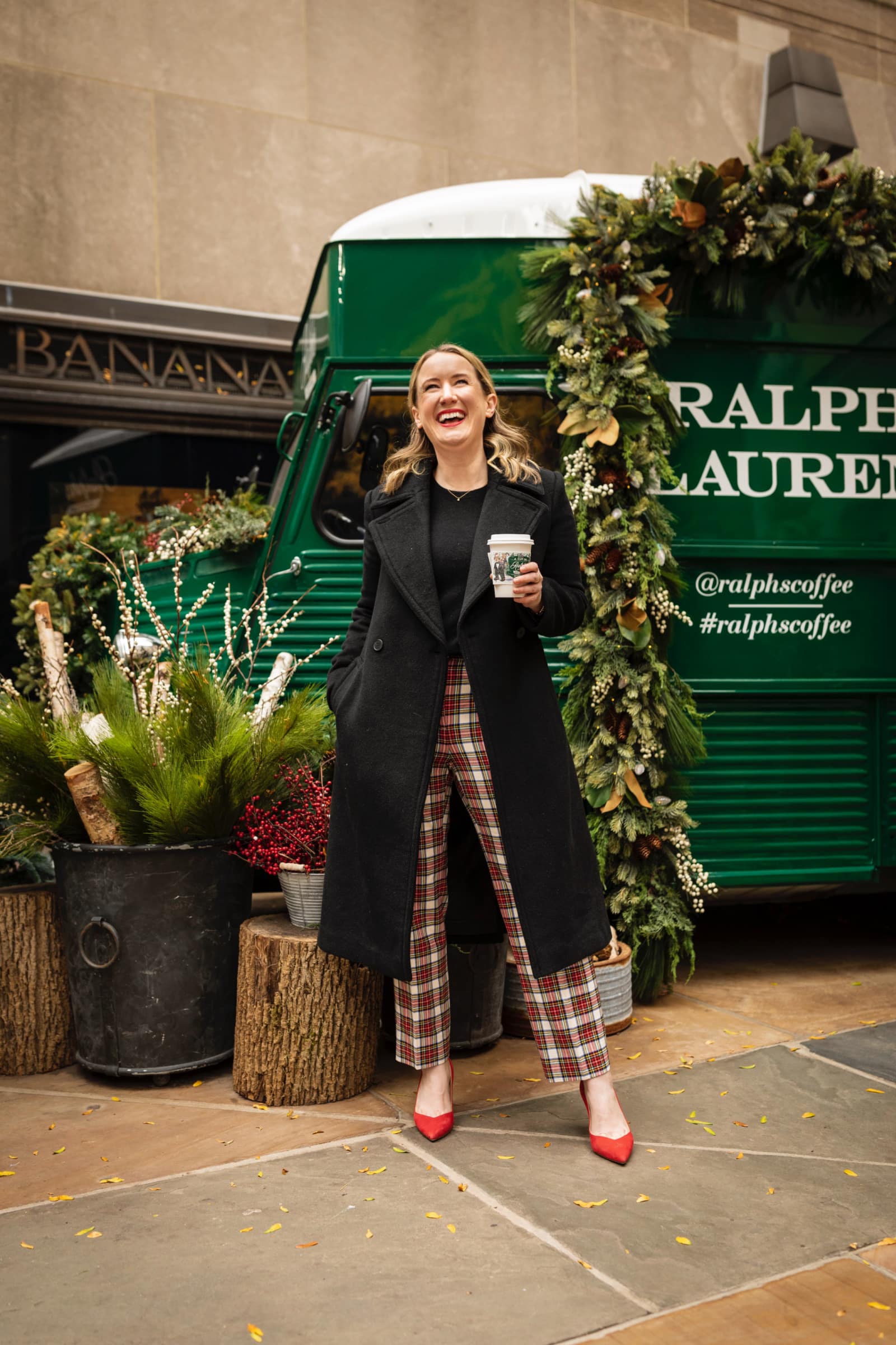 Holiday Outfits plaid pieces from J.Crew Factory